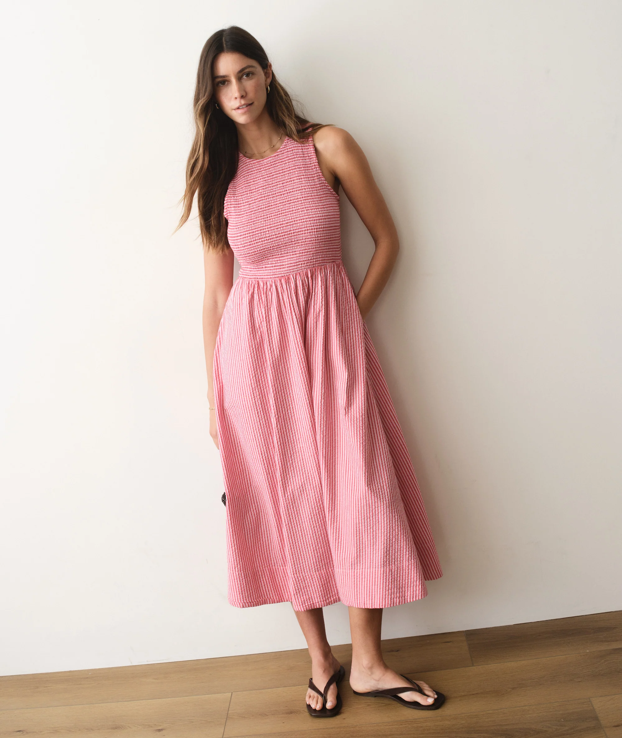 Darcy Seersucker Maxi Dress - Image 4