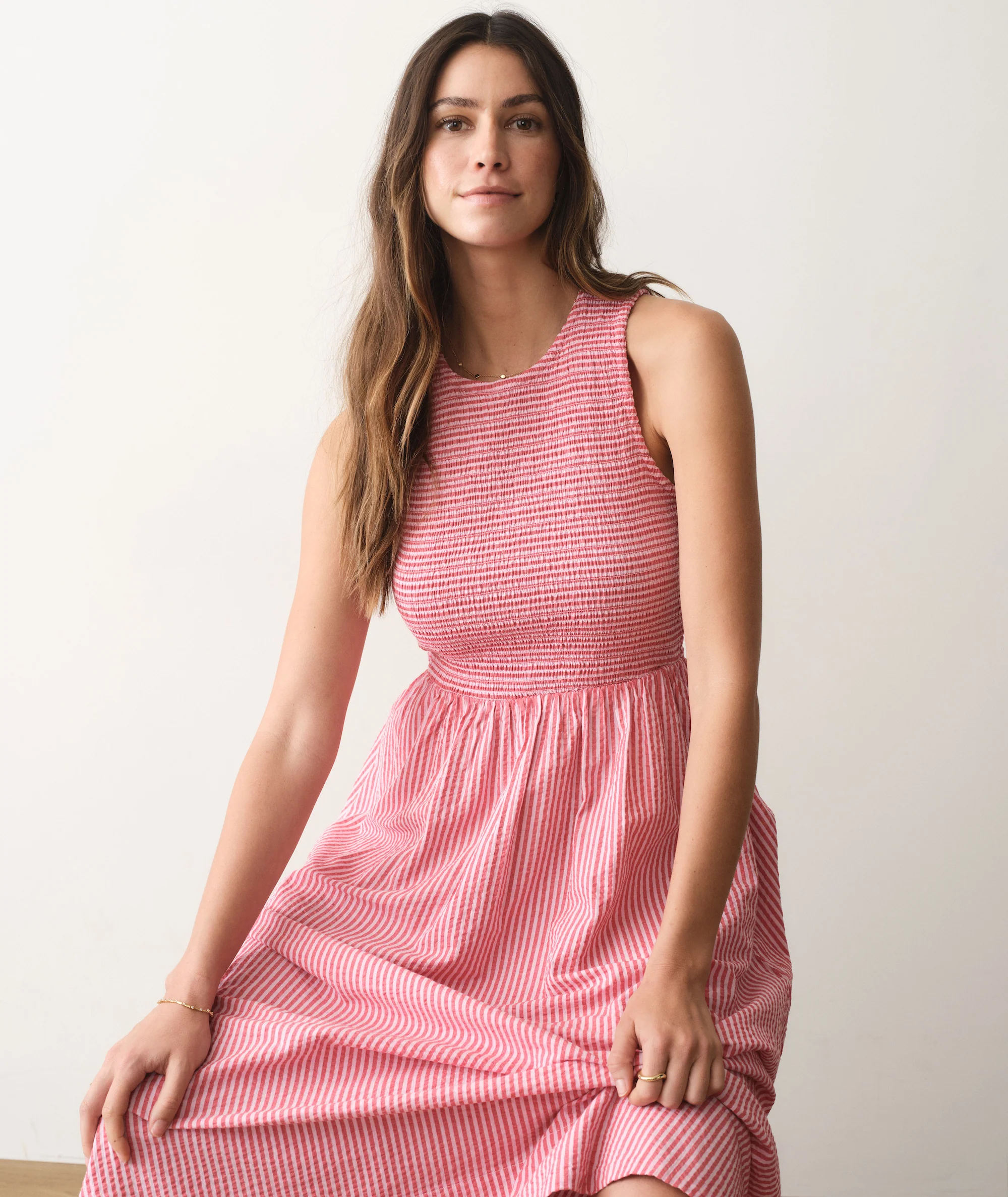 Darcy Seersucker Maxi Dress - Image 5