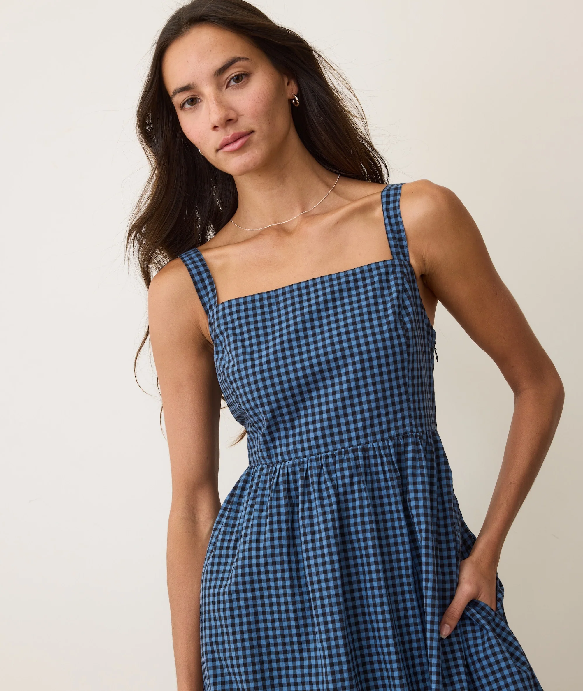 Demi Poplin Midi Dress - Image 7