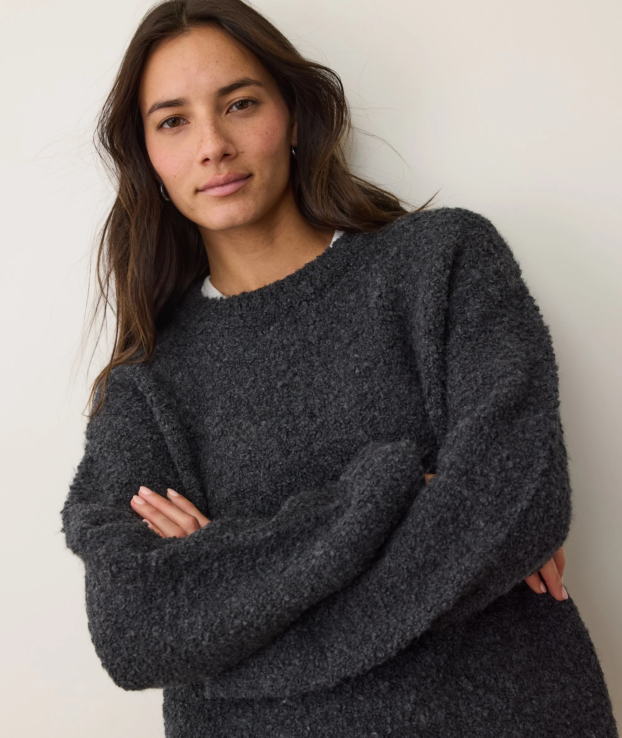 Elena Bouclé Oversized Sweater - Image 2