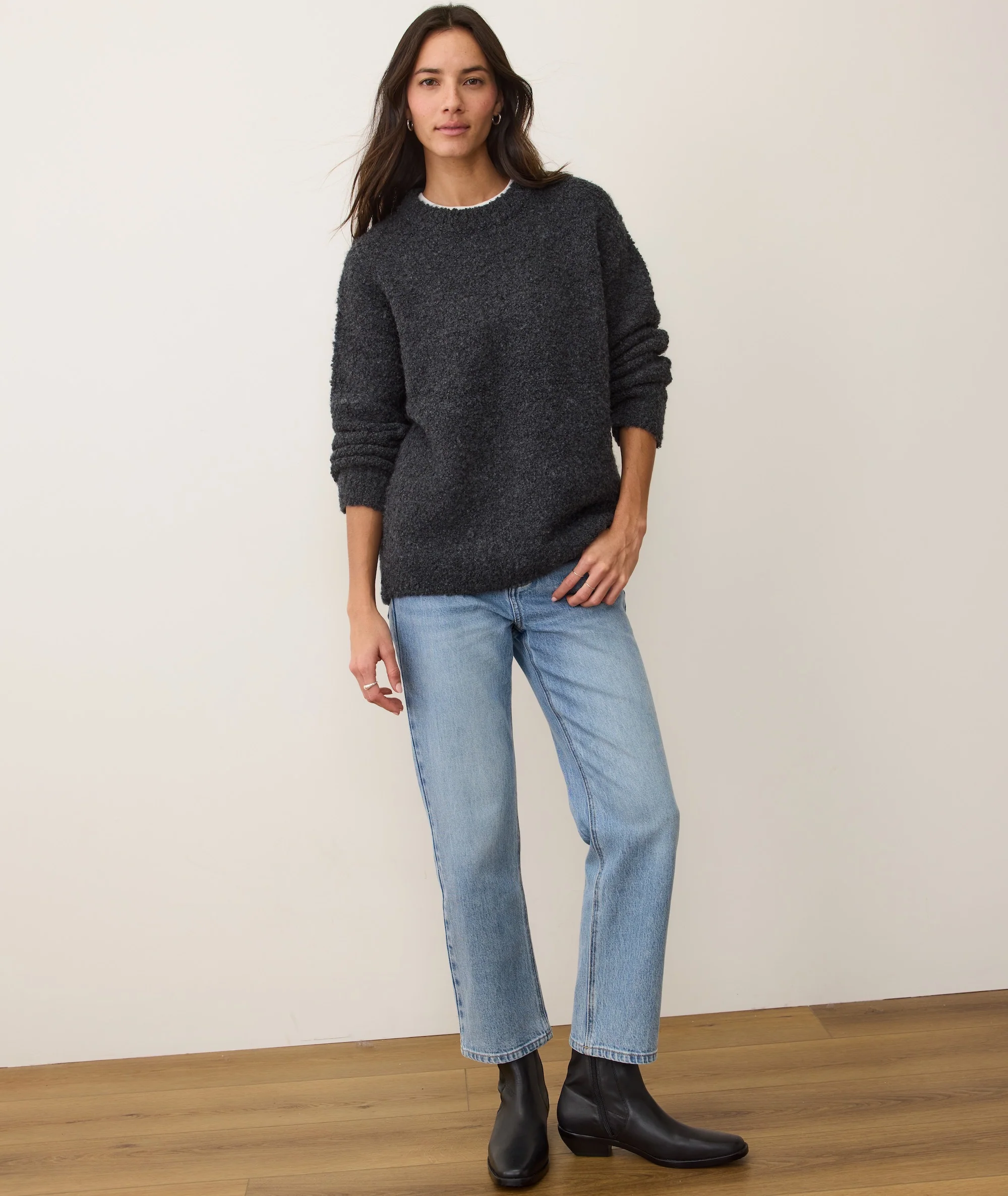 Elena Bouclé Oversized Sweater - Image 4