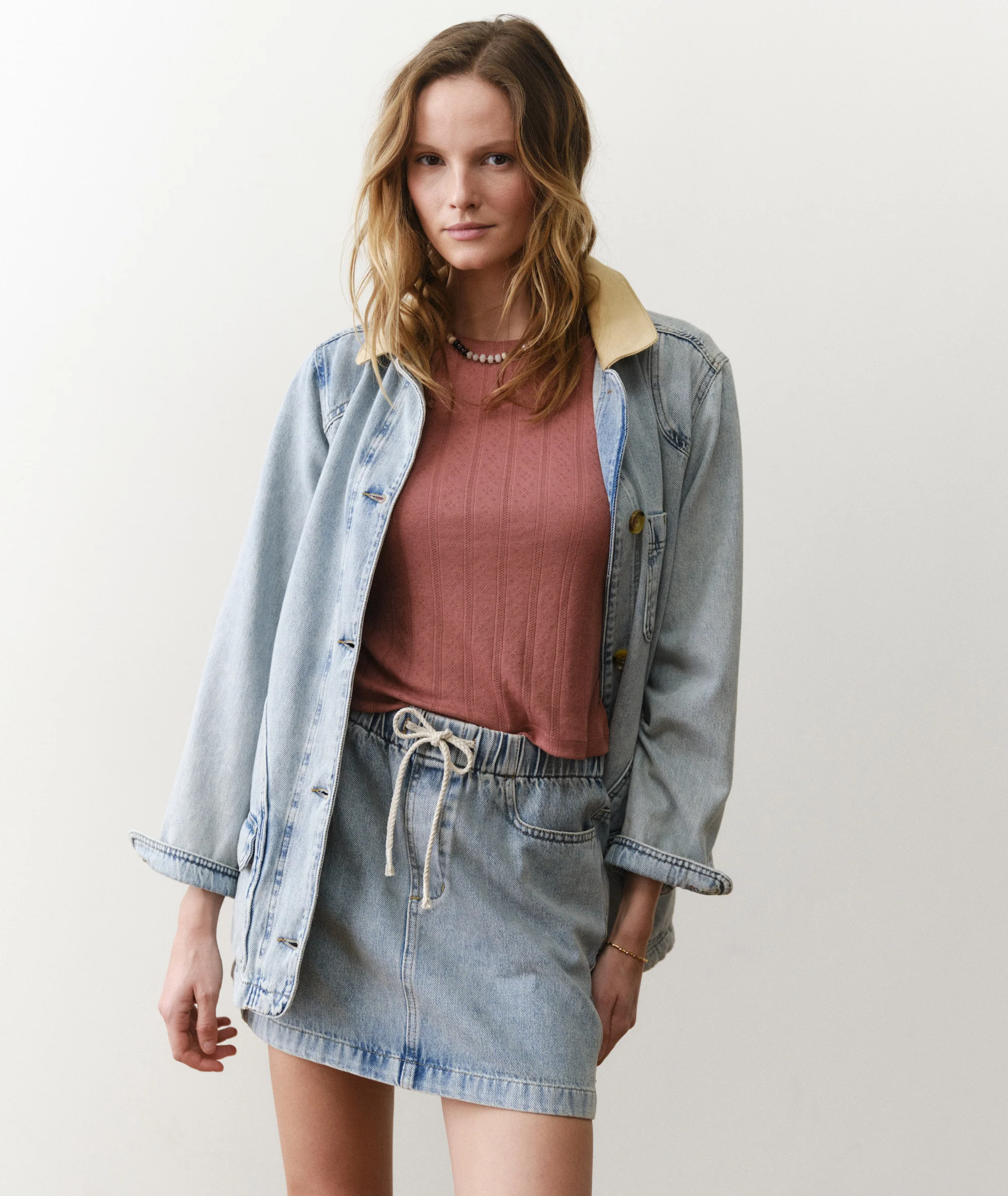 Ella Denim Mini Skirt - Image 3
