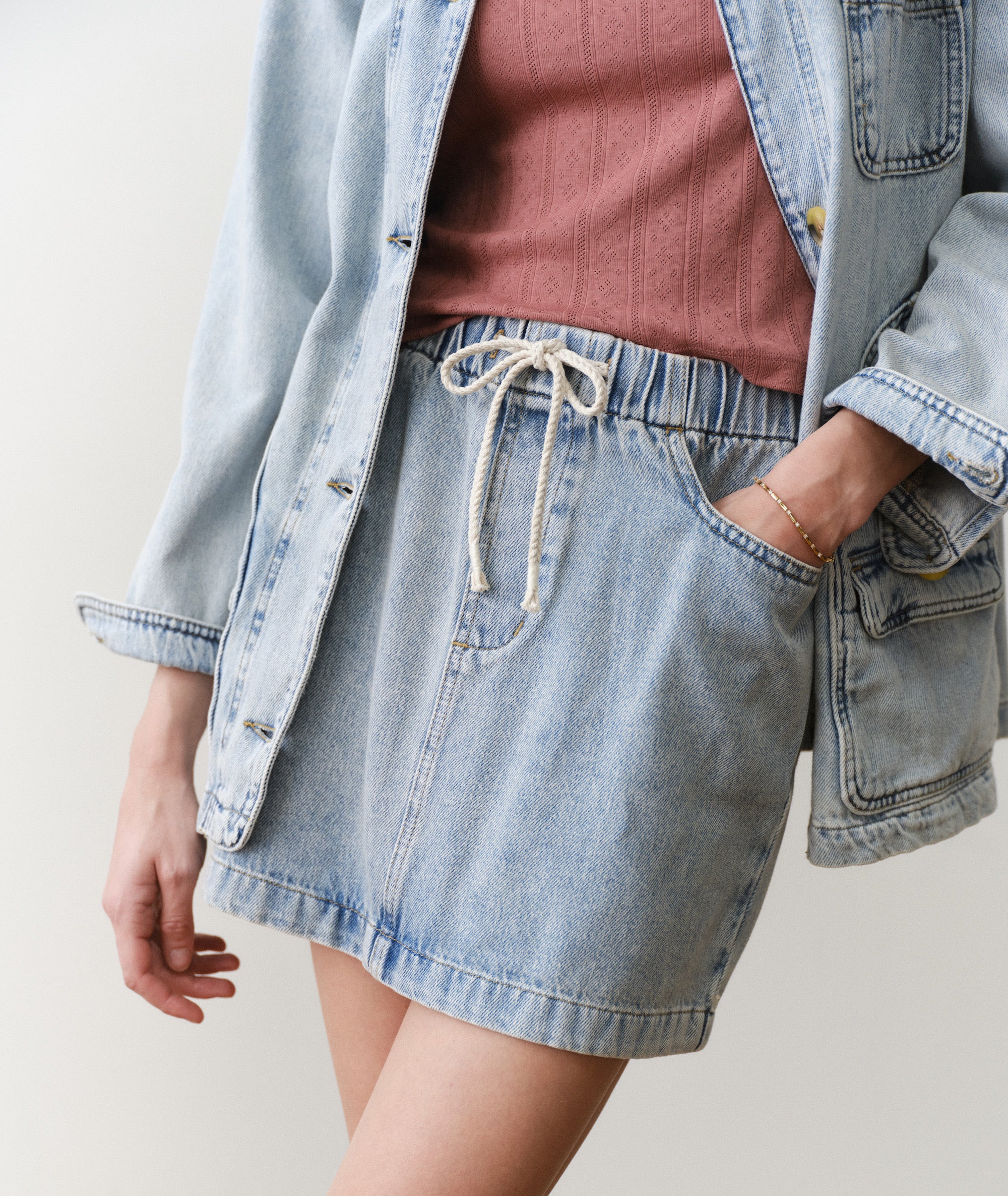 Ella Denim Mini Skirt - Image 5