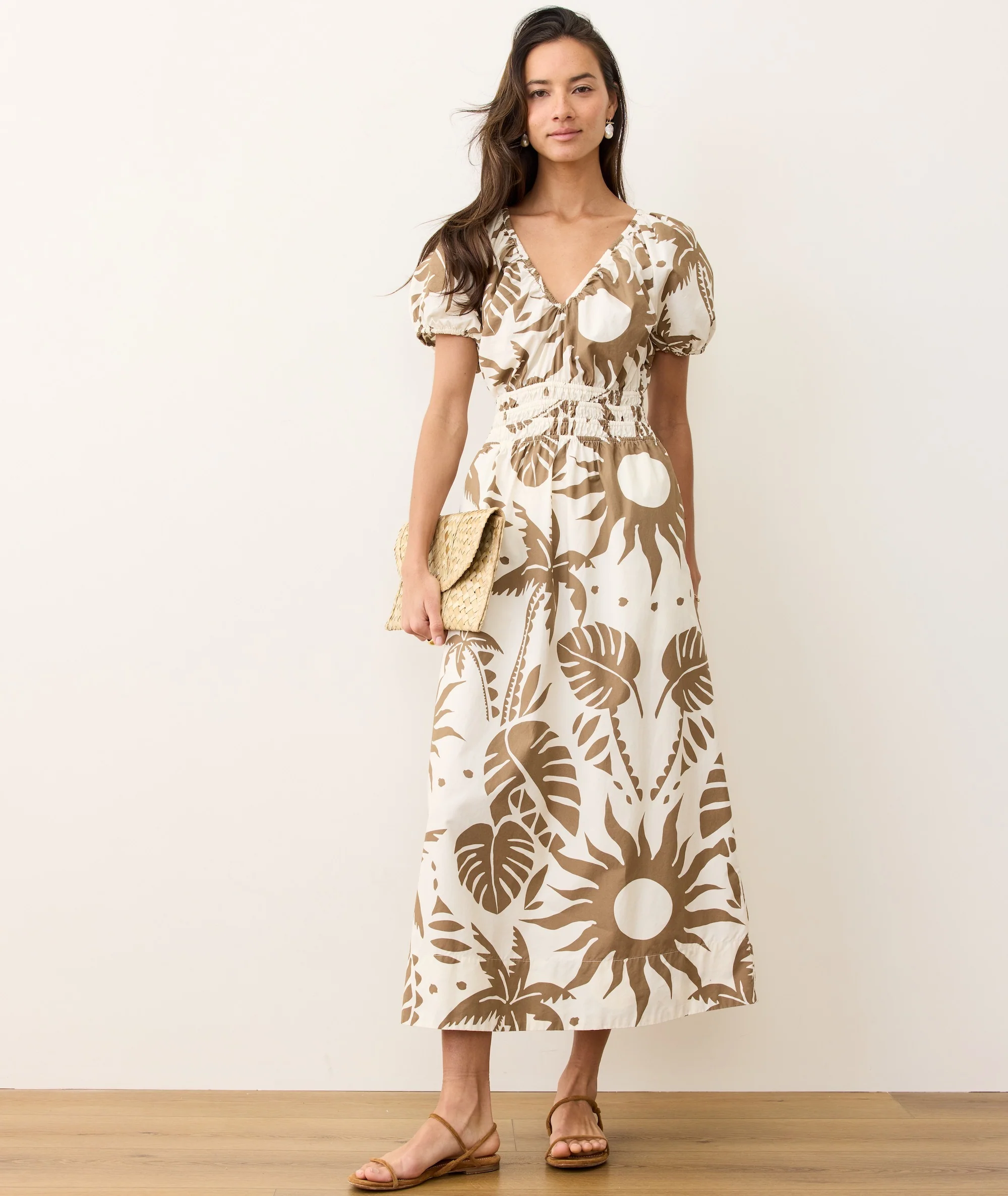 Emery Poplin Midi Dress