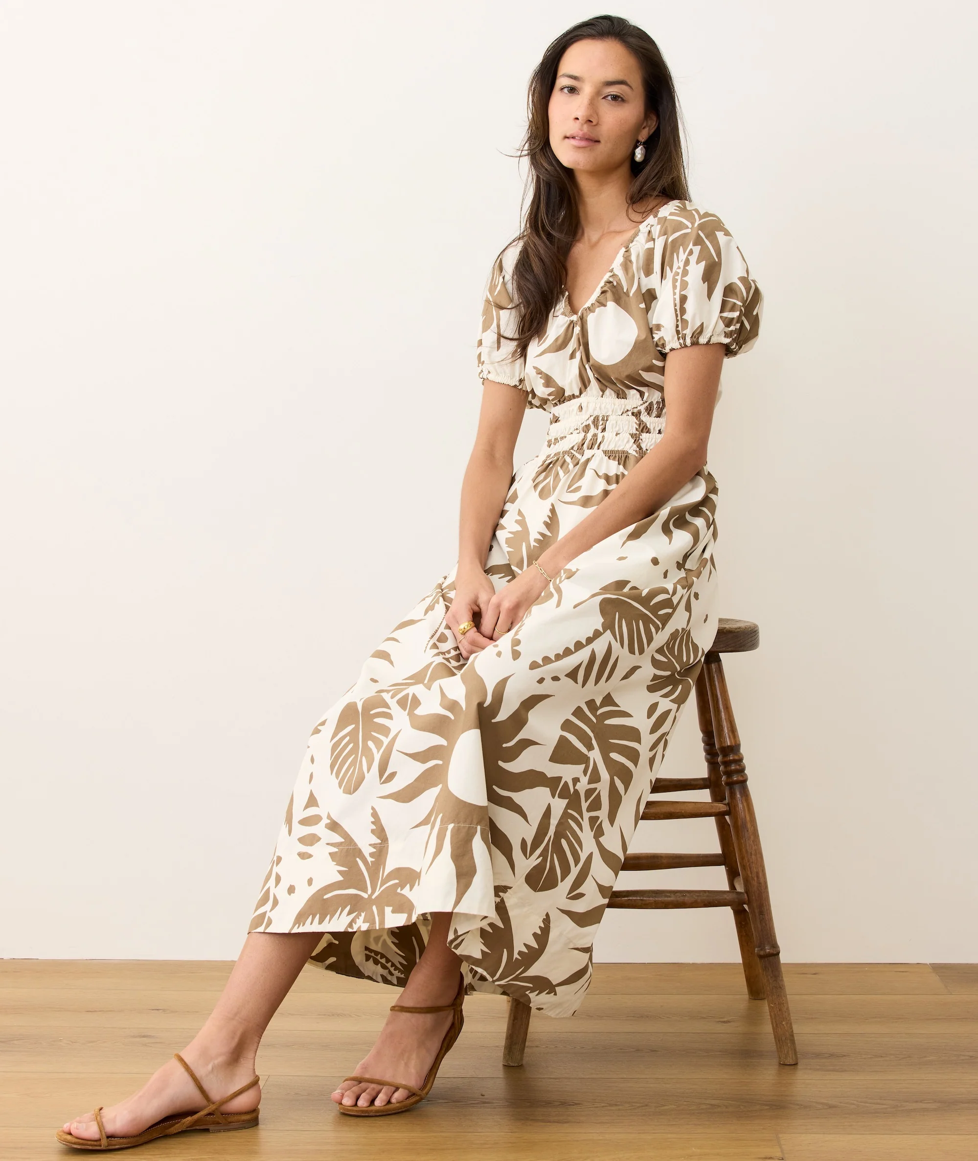 Emery Poplin Midi Dress - Image 3