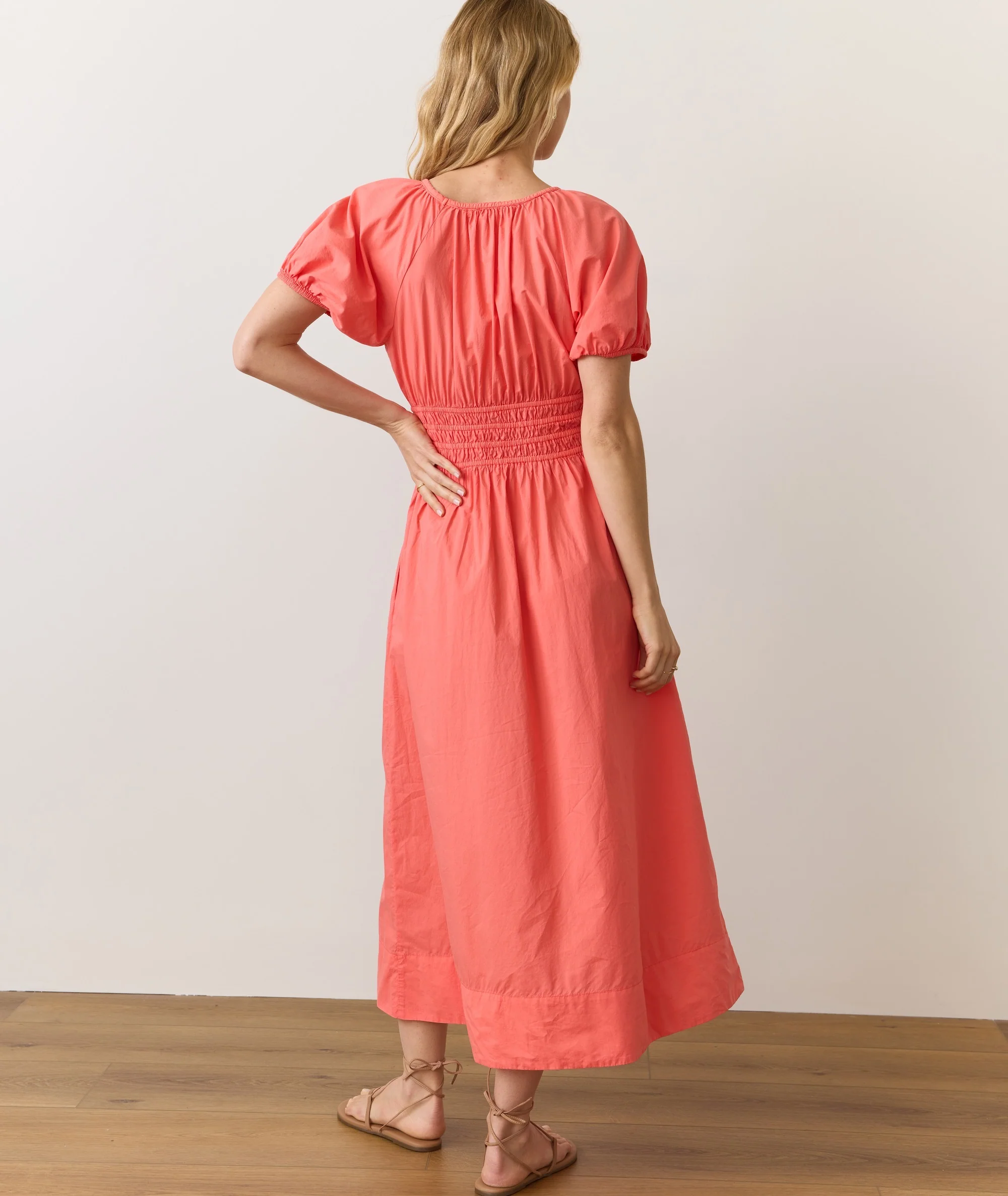 Emery Poplin Midi Dress - Image 3