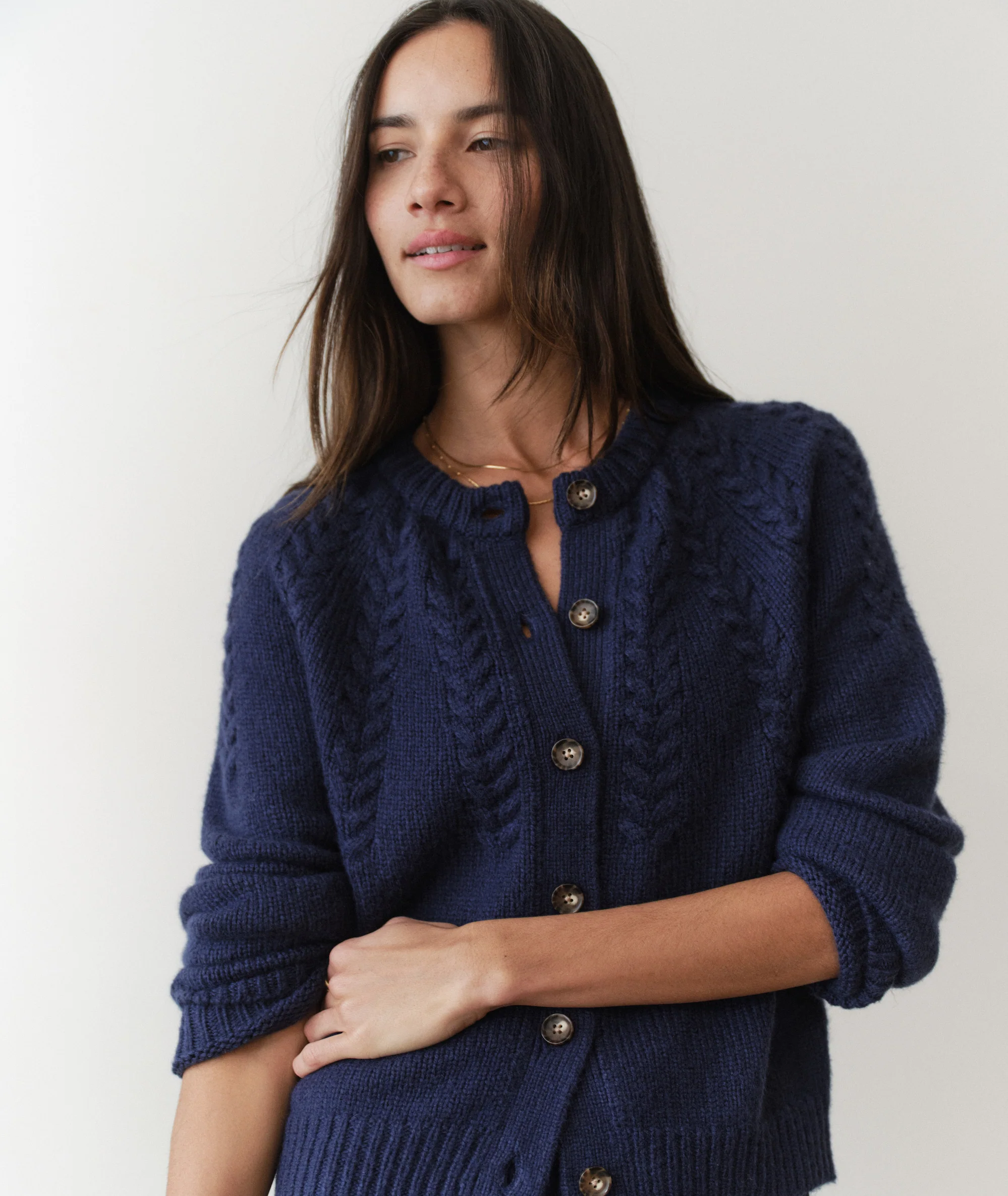 Everly Cable Knit Cardigan - Image 5