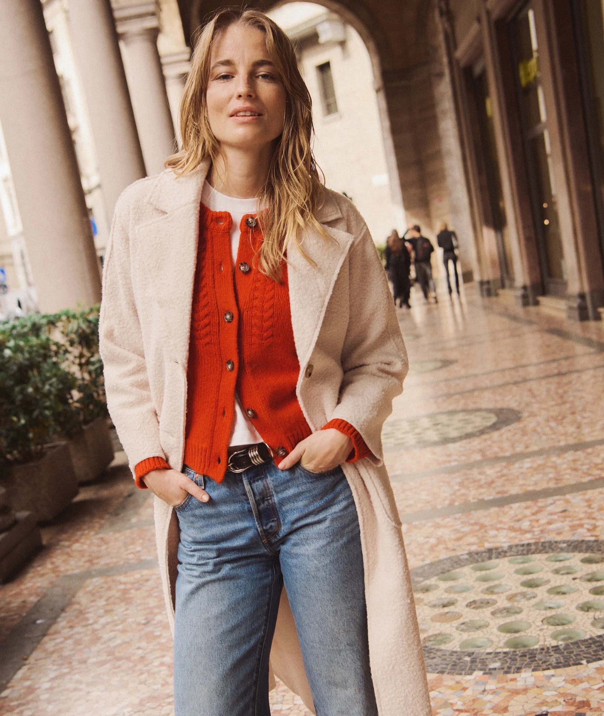 Everly Cable Knit Cardigan - Image 3