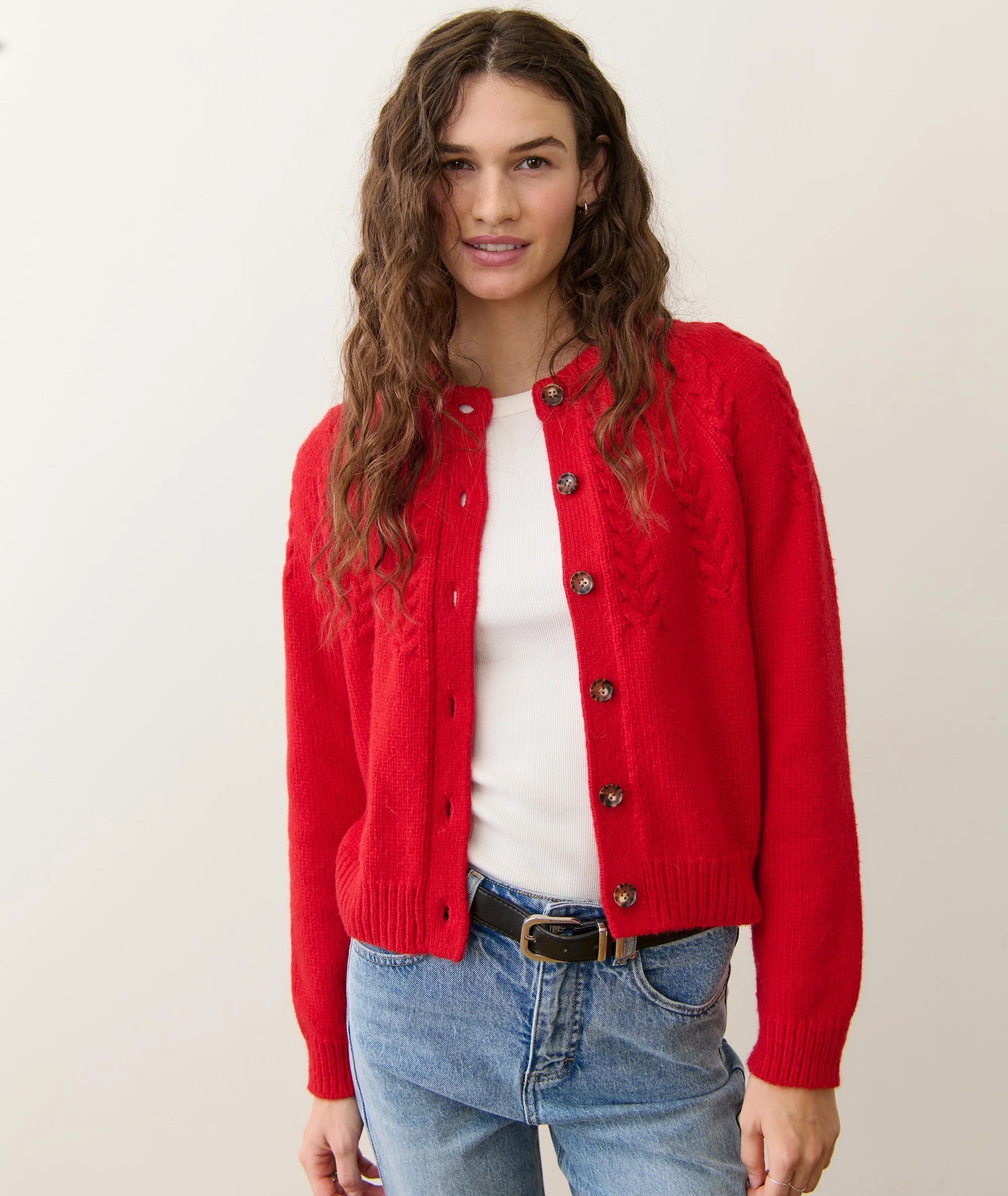 Everly Cable Knit Cardigan - Image 6