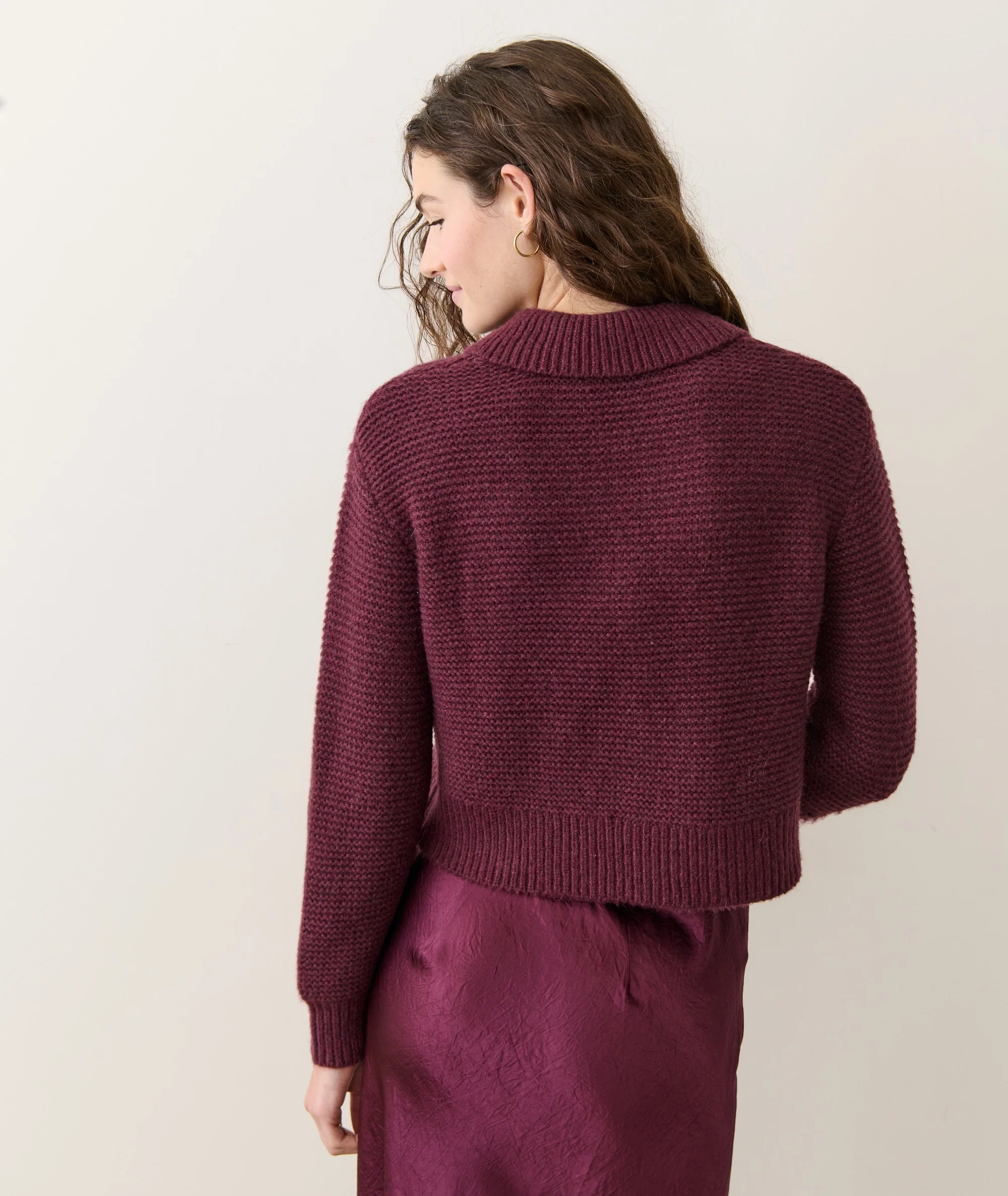 Everly Cable Knit Sweater Polo - Image 6
