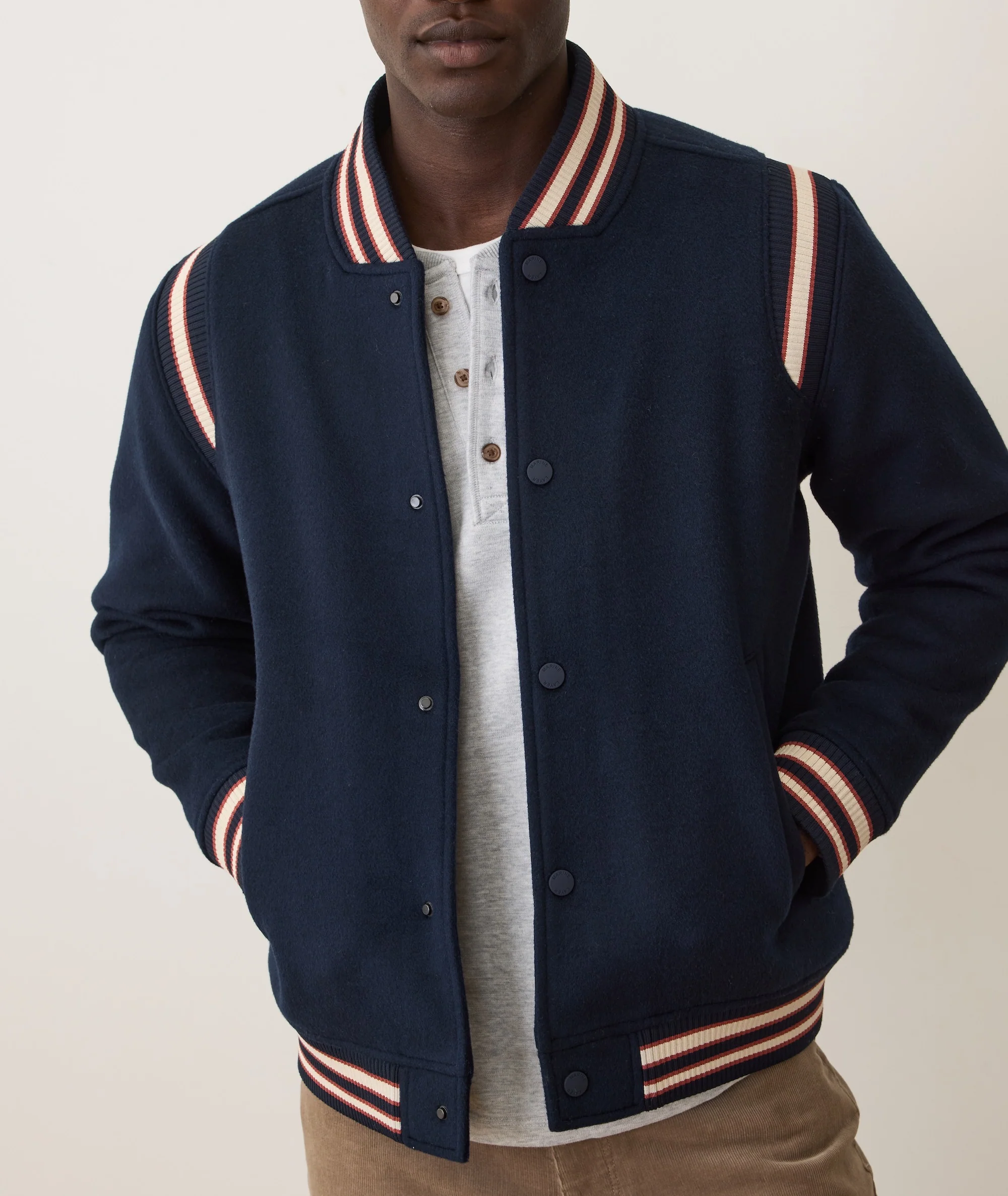 Fields Wool Varsity Jacket - Image 6