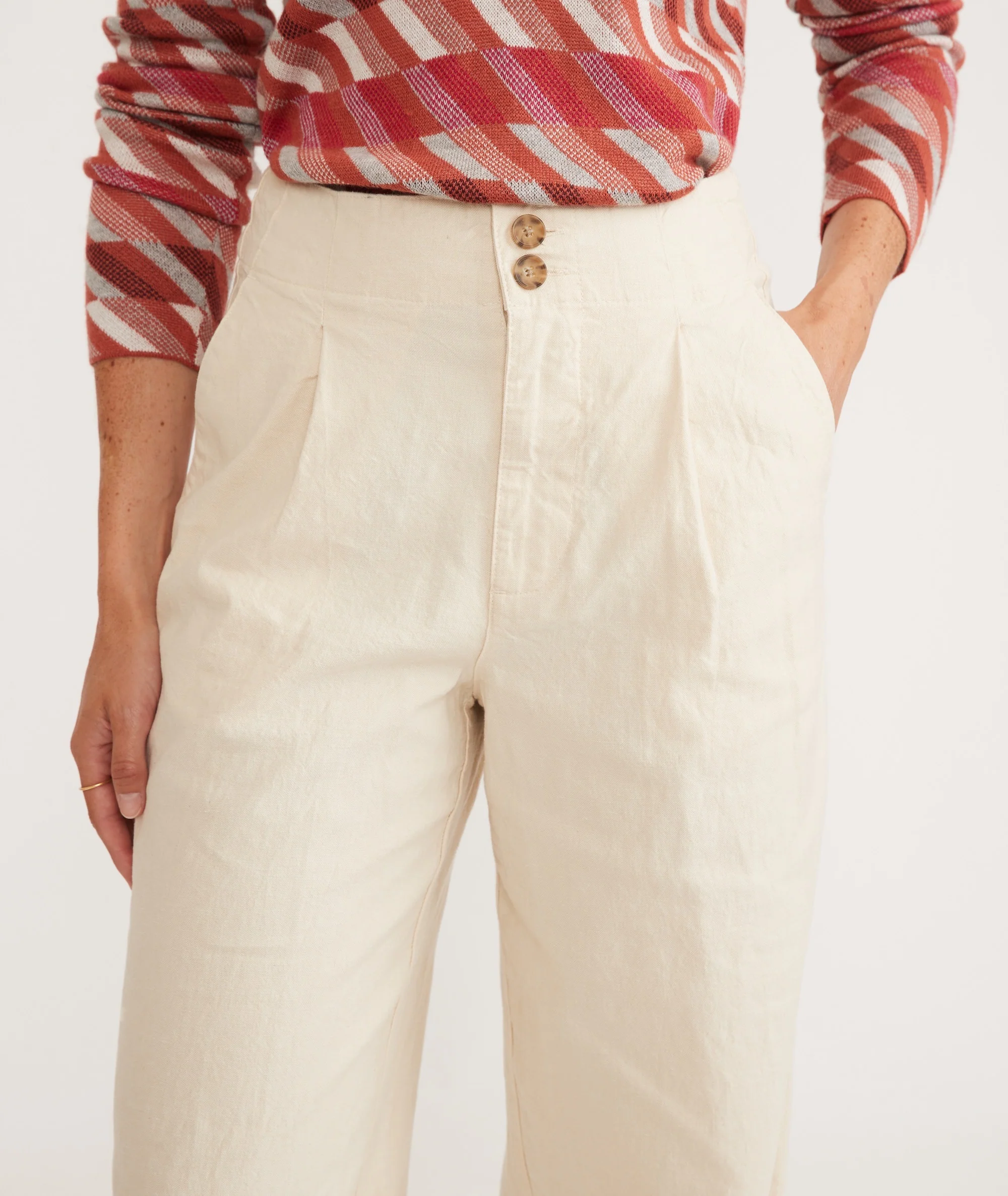 Flora High Waisted Trouser - Image 2