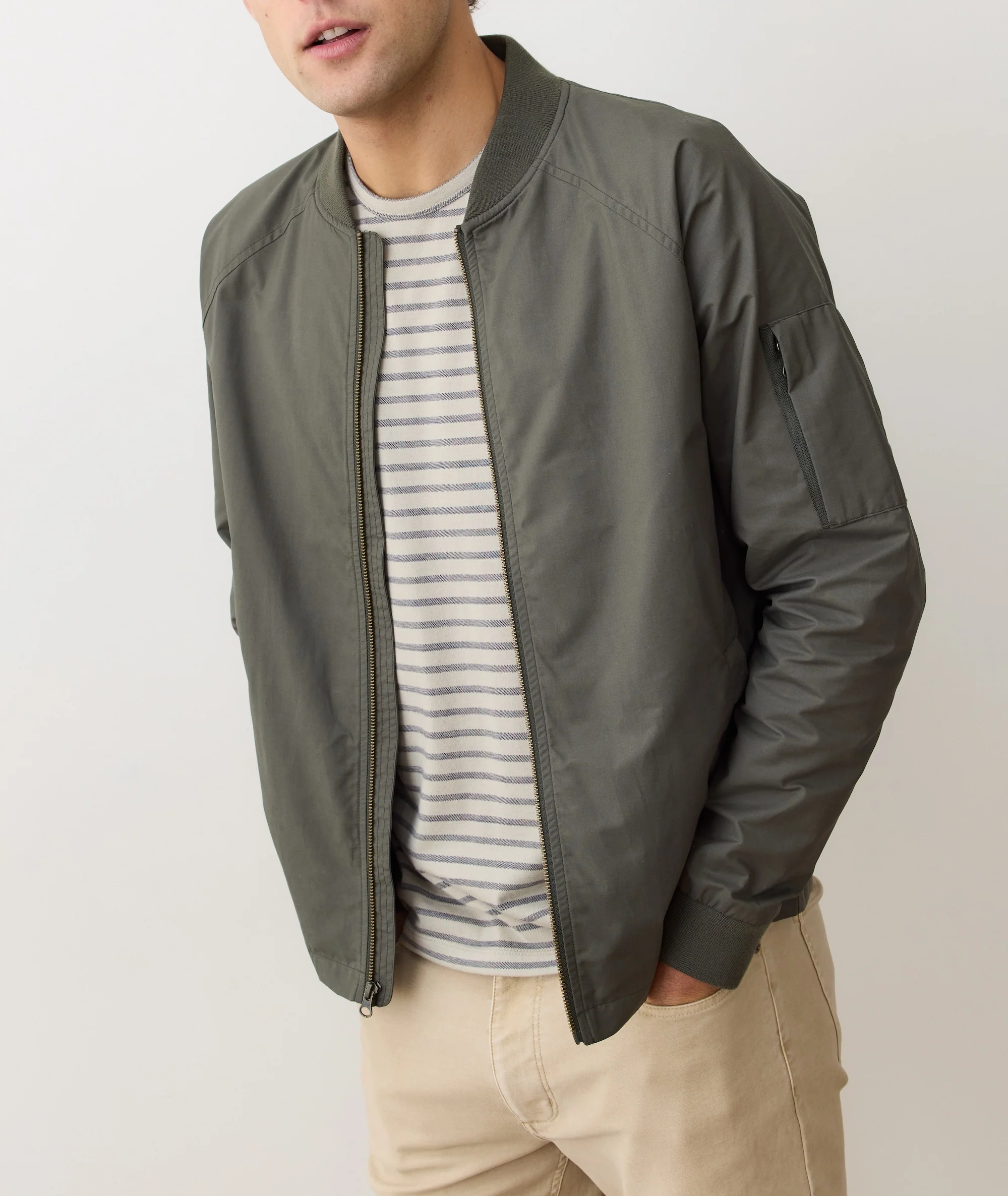 Glenn Wax Canvas Bomber - Image 7