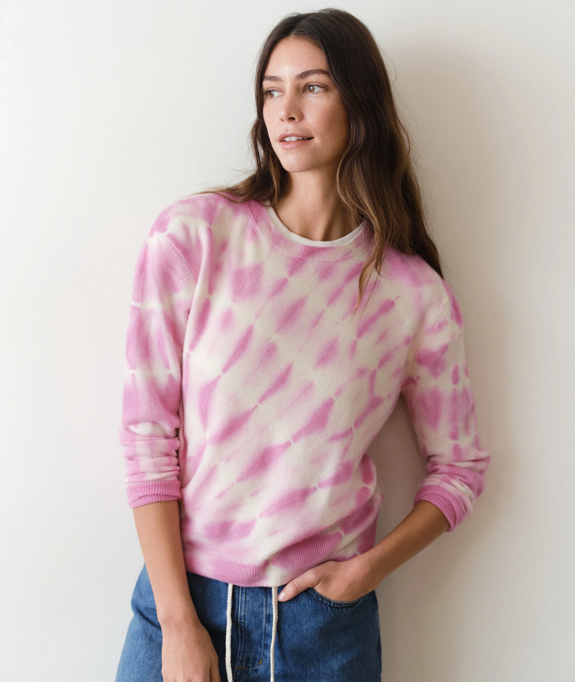 Harper Cashmere Tie Dye Sweater - Image 2