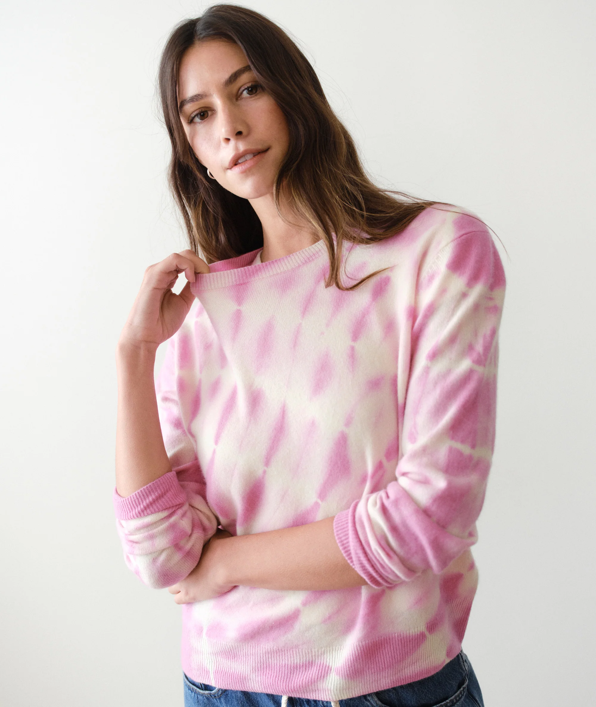 Harper Cashmere Tie Dye Sweater - Image 3