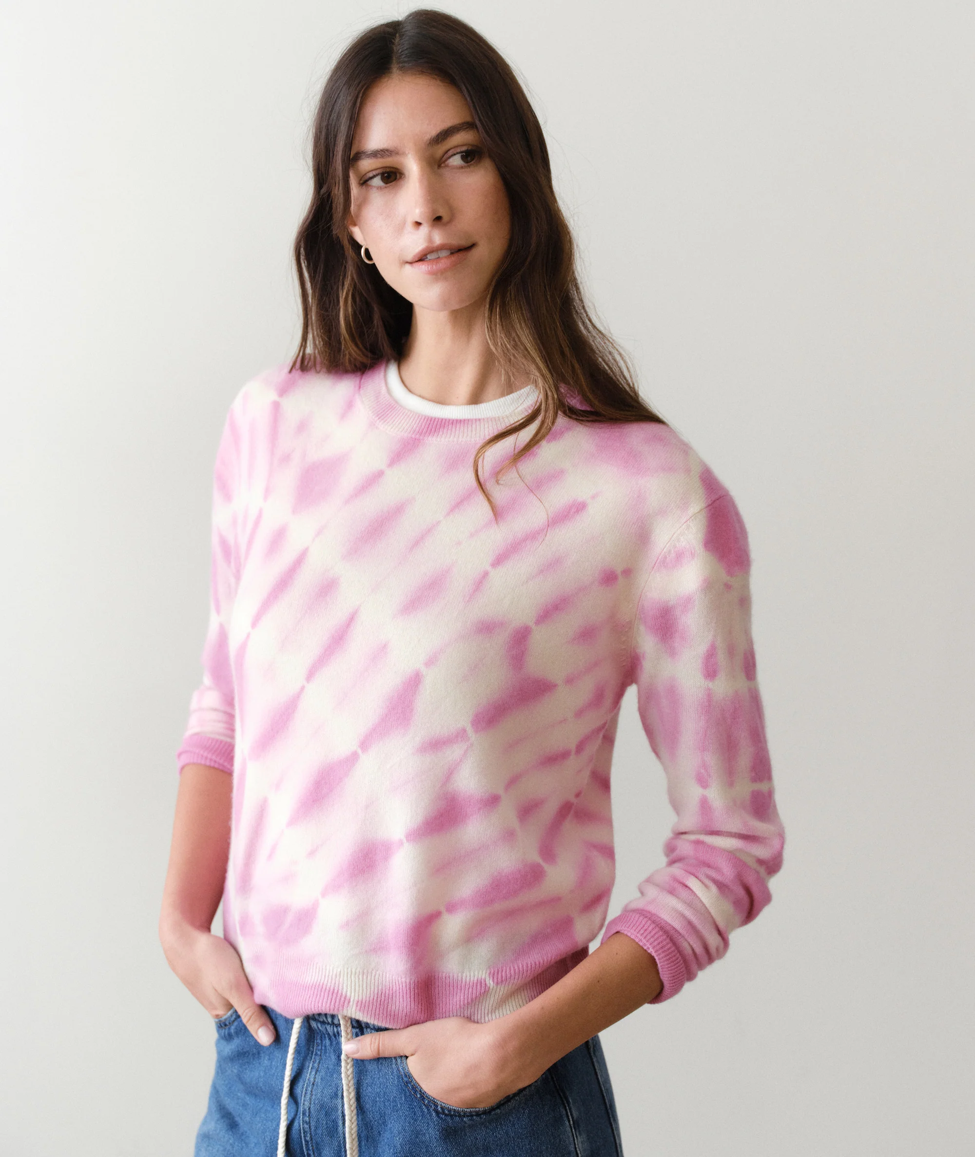 Harper Cashmere Tie Dye Sweater - Image 5