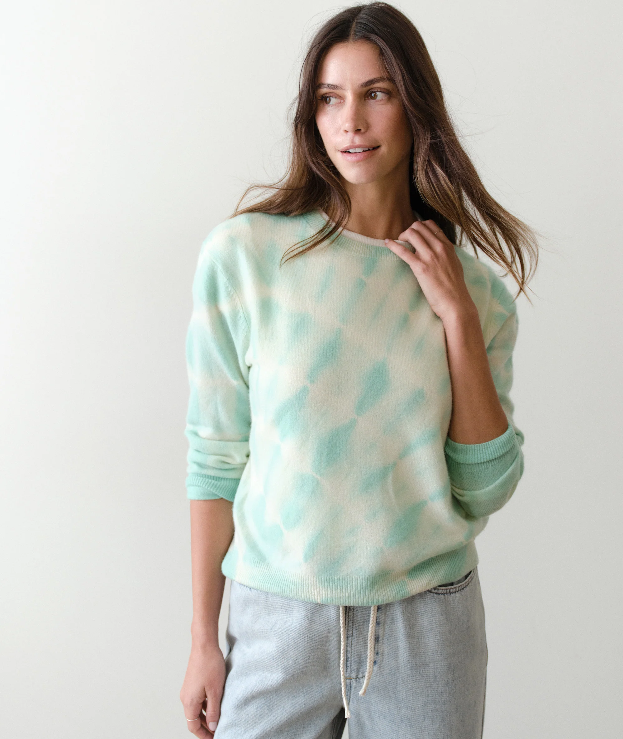Harper Cashmere Tie Dye Sweater - Image 2