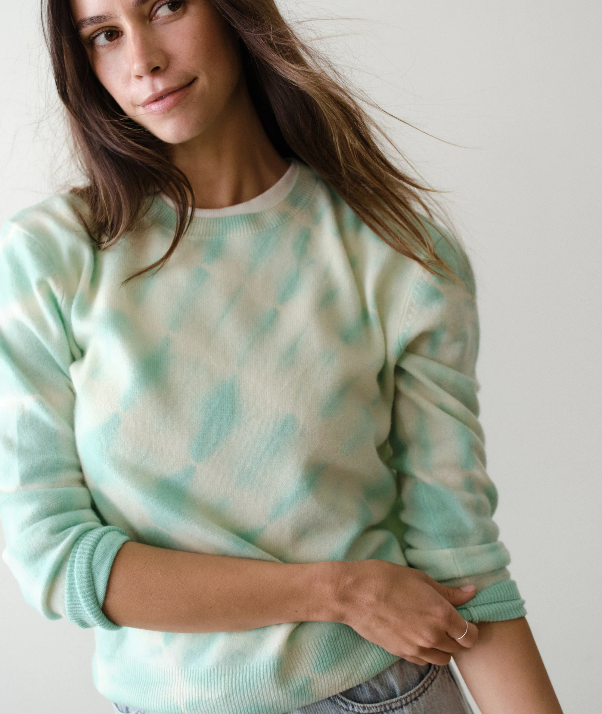 Harper Cashmere Tie Dye Sweater - Image 3