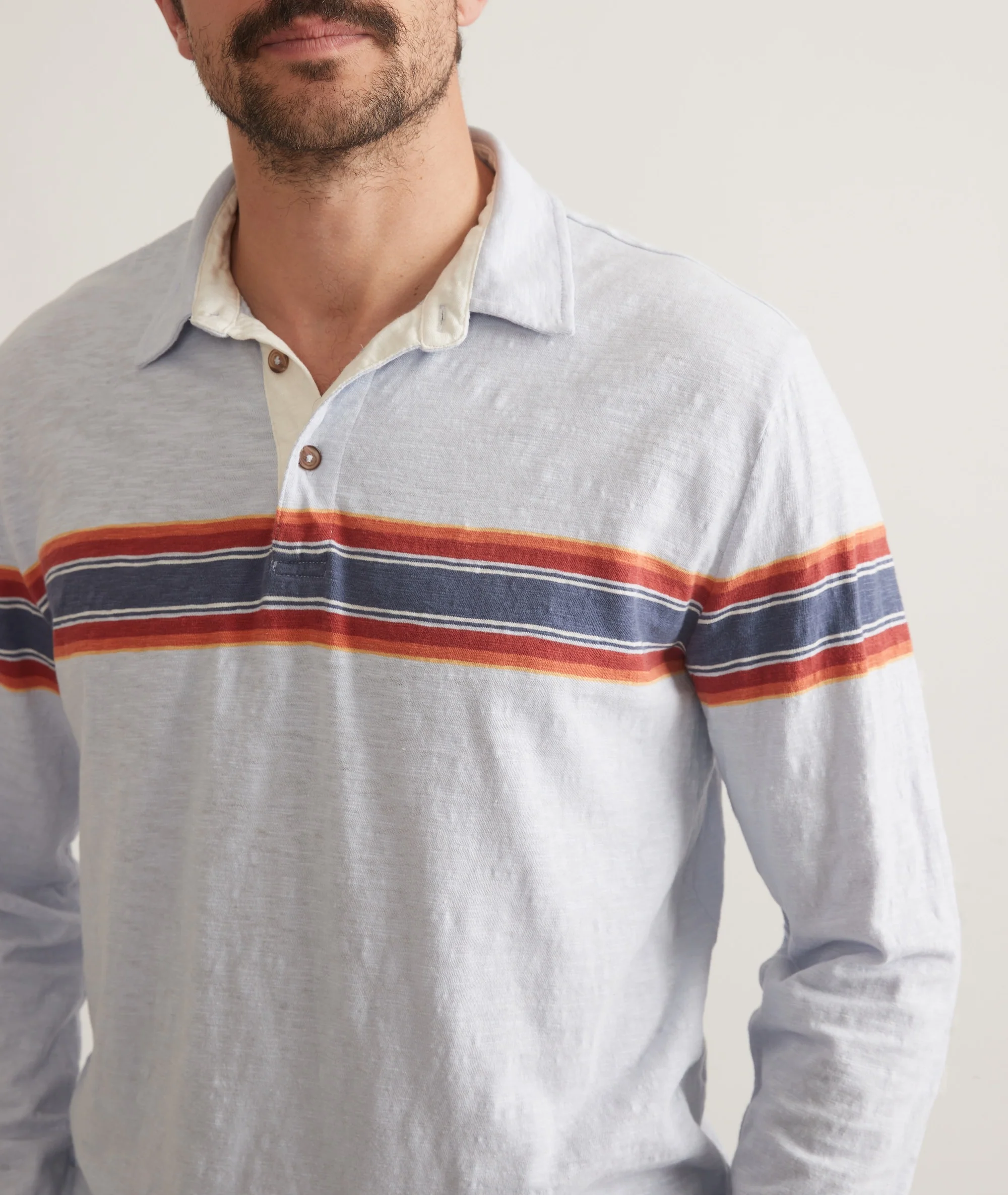 Vintage Heavy Slub Rugby Polo - Image 4