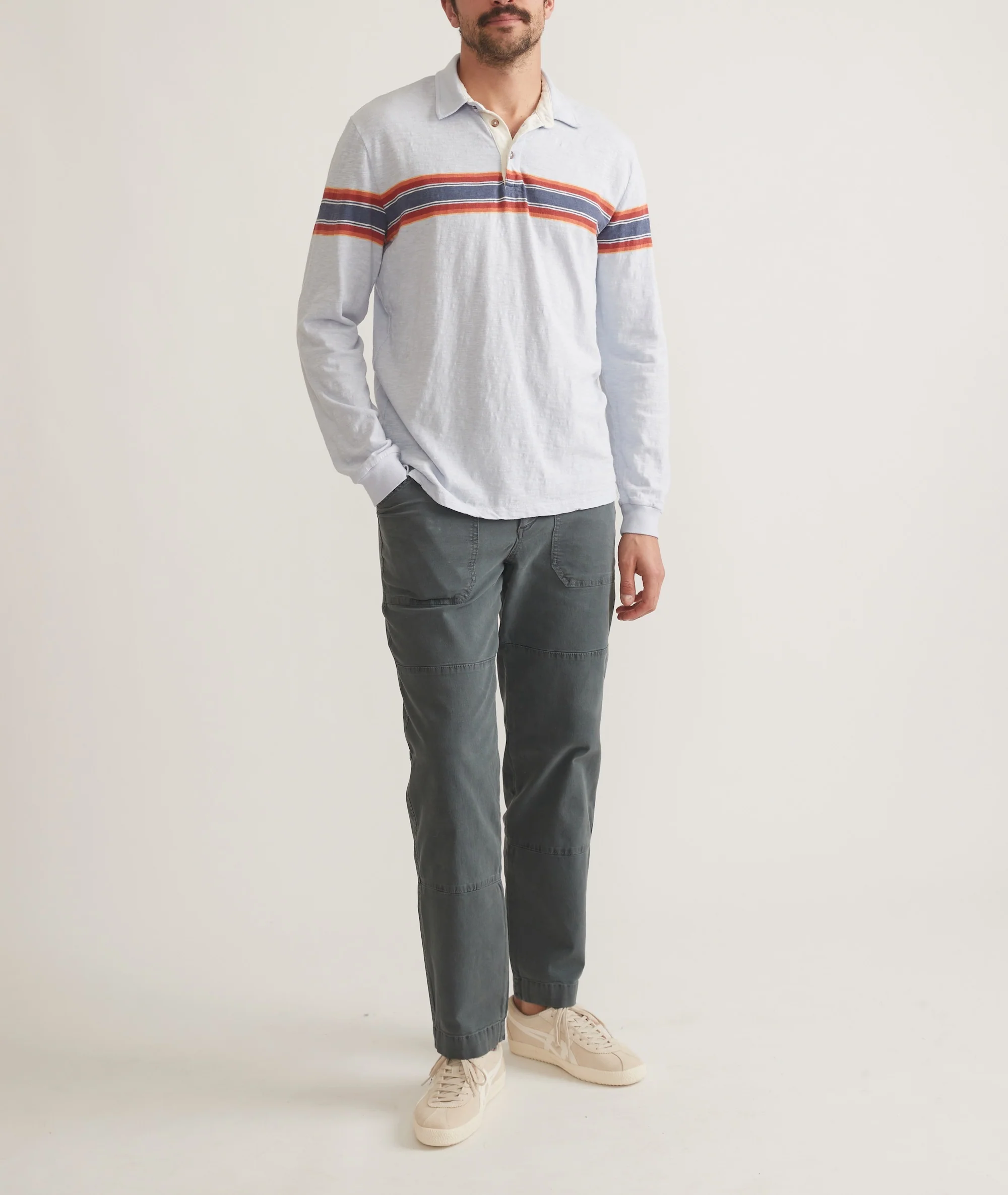Vintage Heavy Slub Rugby Polo - Image 7