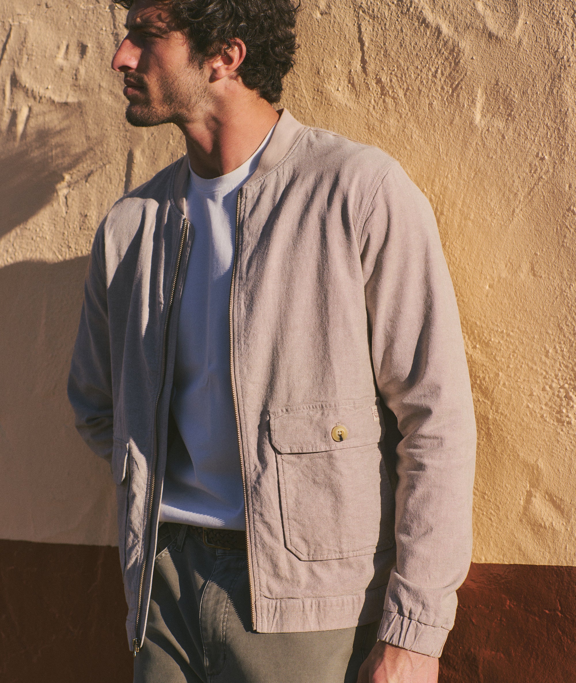 Hemp Bomber Jacket - Image 4