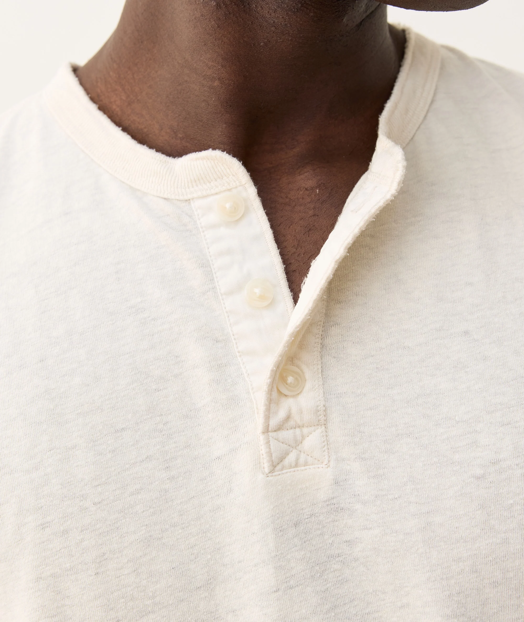 Relaxed Hemp Cotton Henley - Image 3