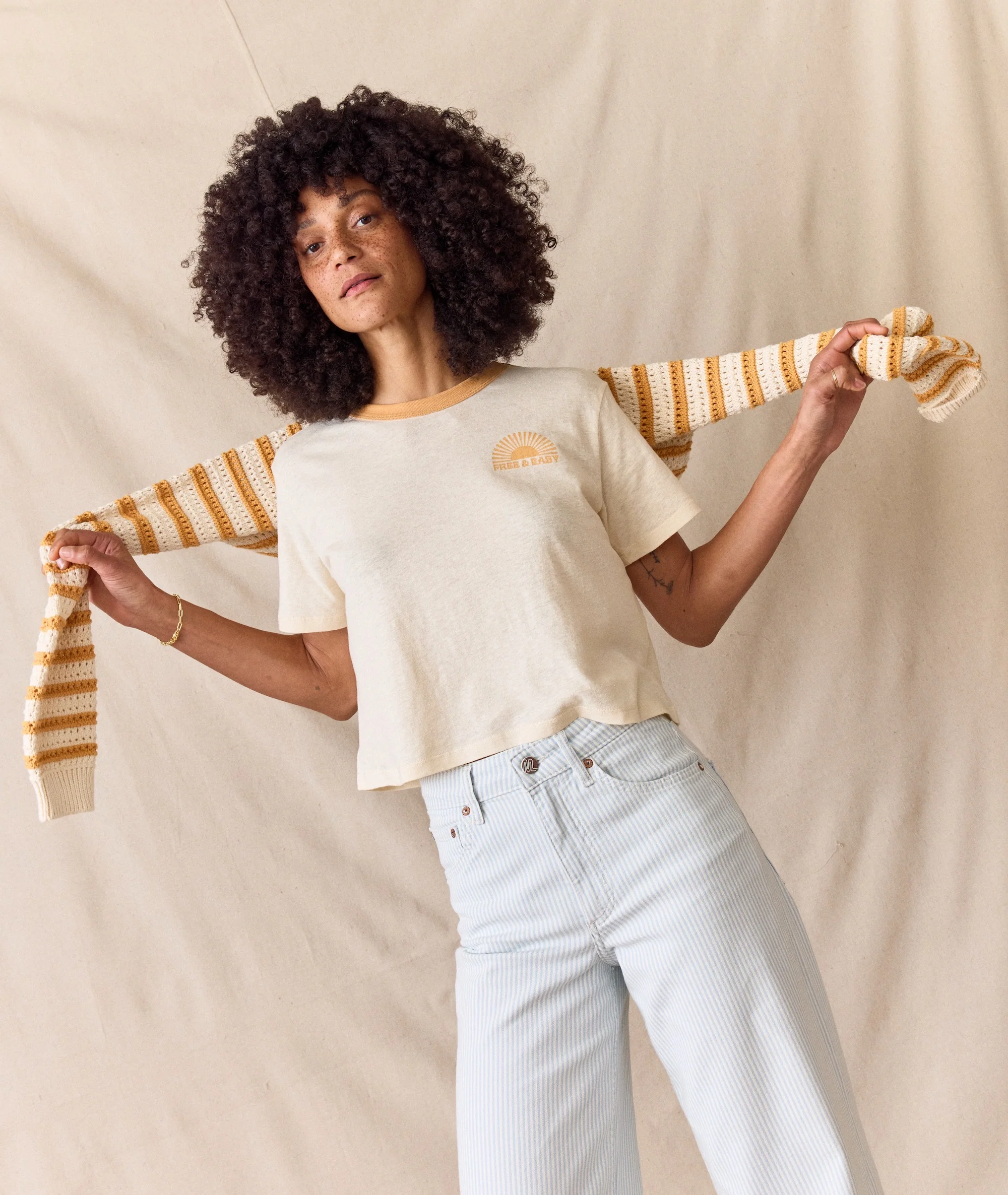 ML x Free & Easy Crop Graphic Tee - Image 5