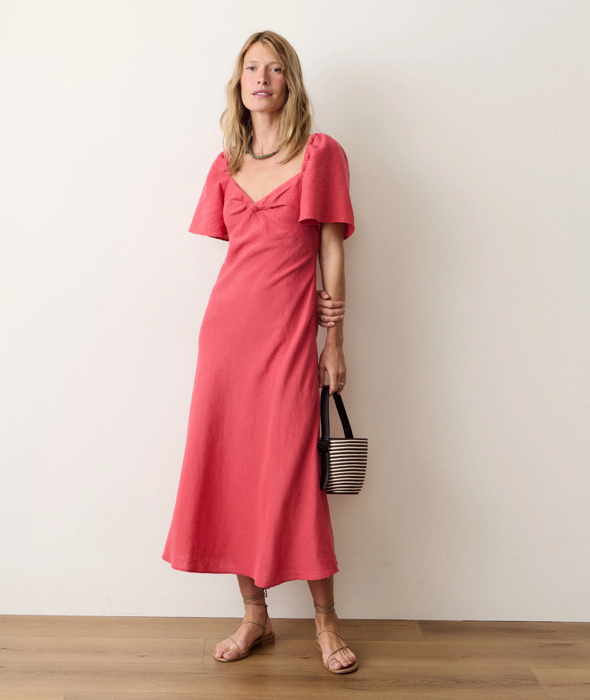 Iris Linen Midi Dress - Image 6