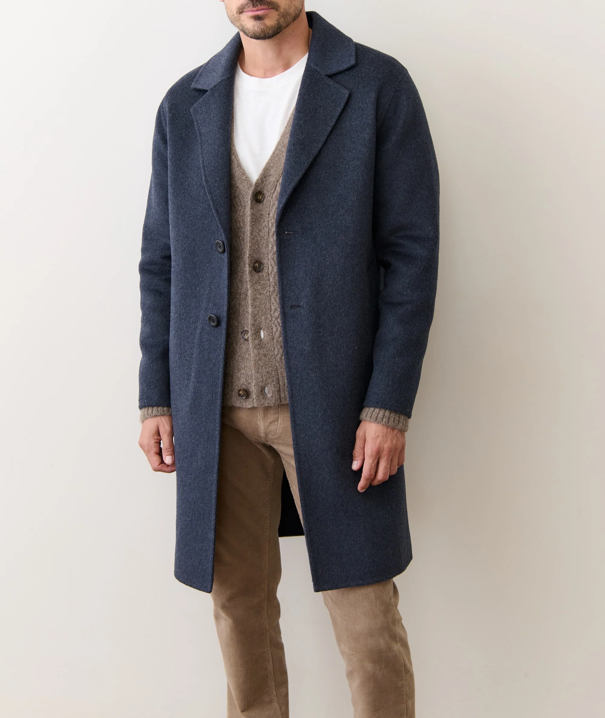 Irving Wool Longline Coat - Image 2