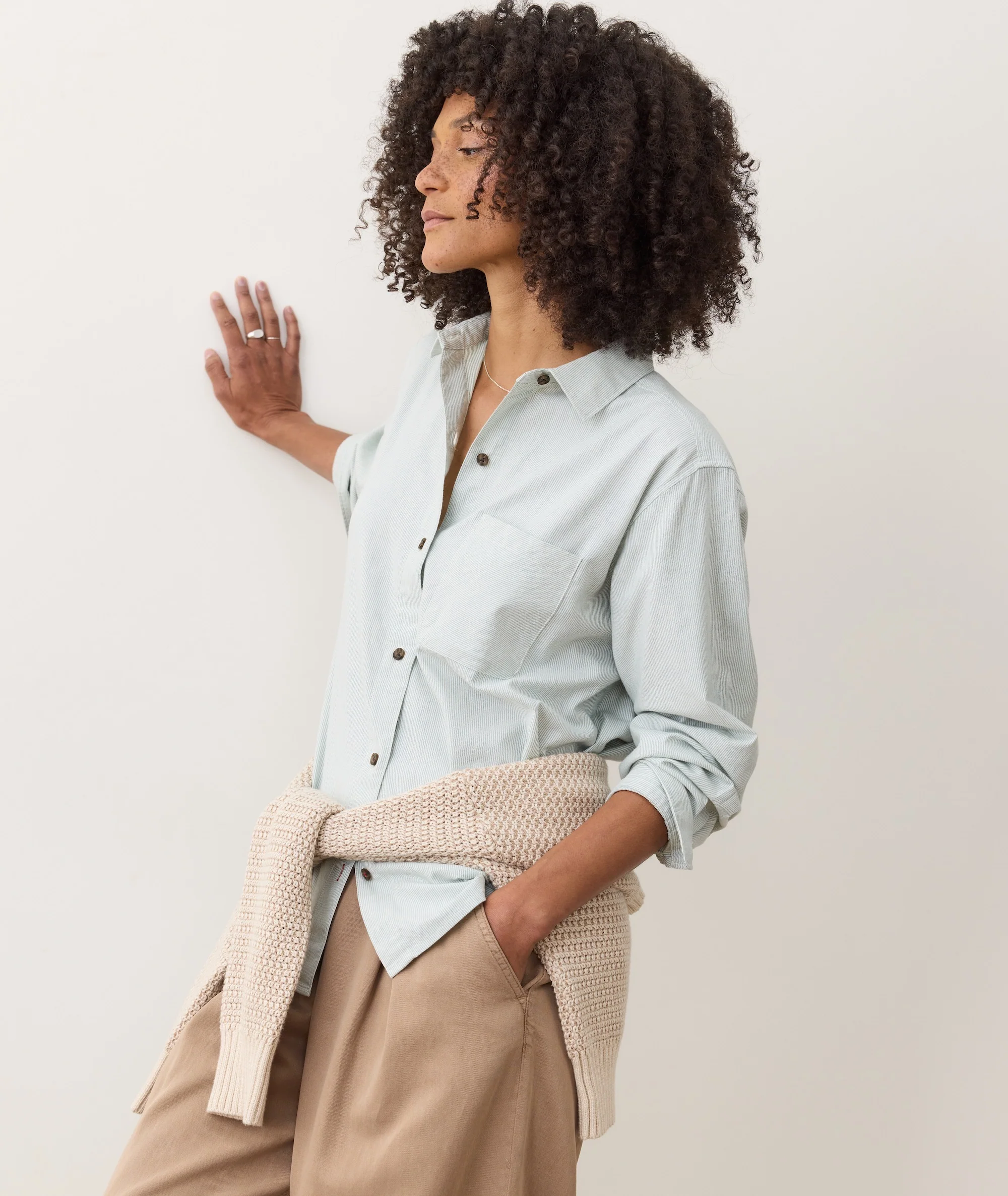 Jane Relaxed California Oxford Shirt - Image 6