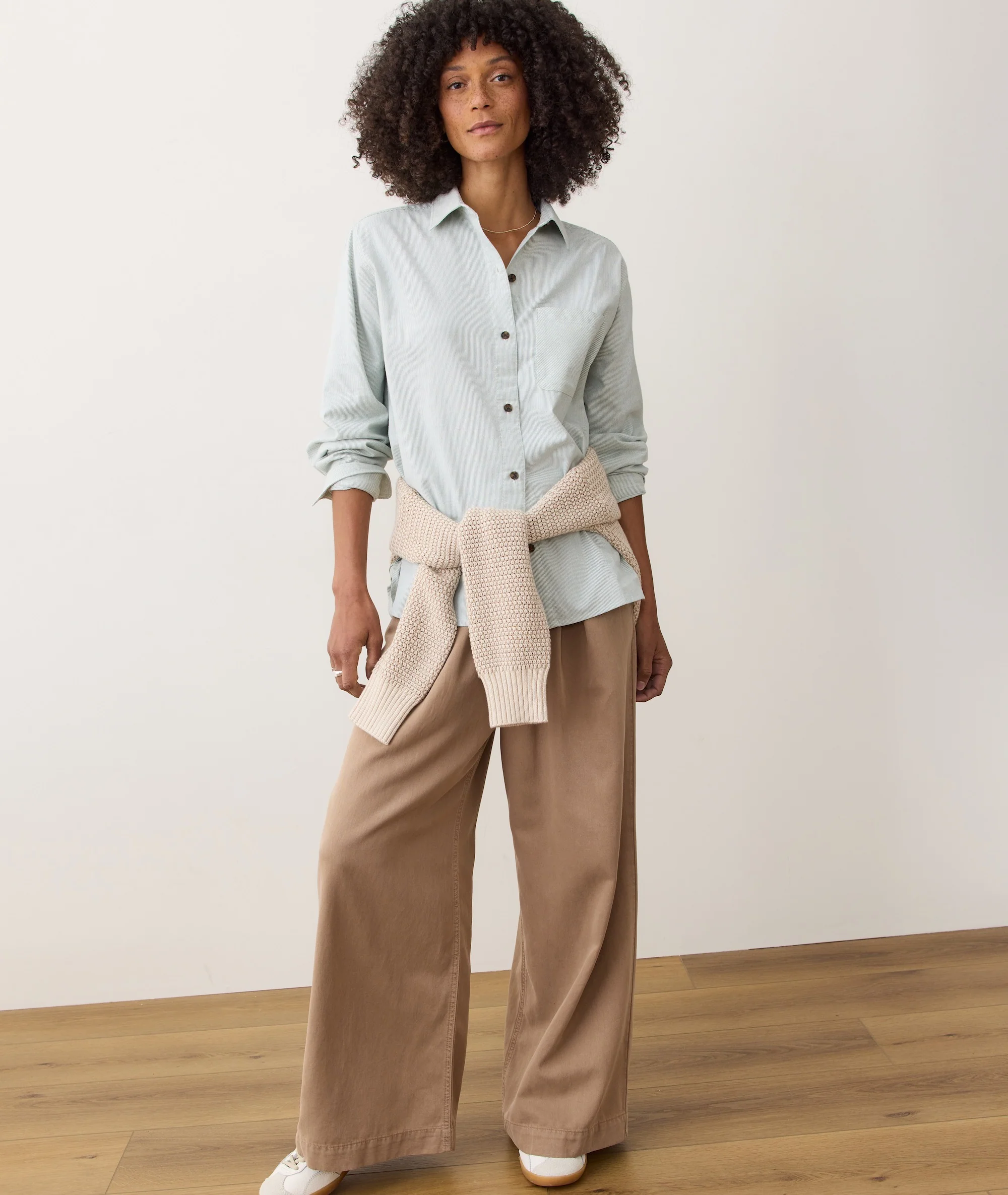 Jane Relaxed California Oxford Shirt - Image 9