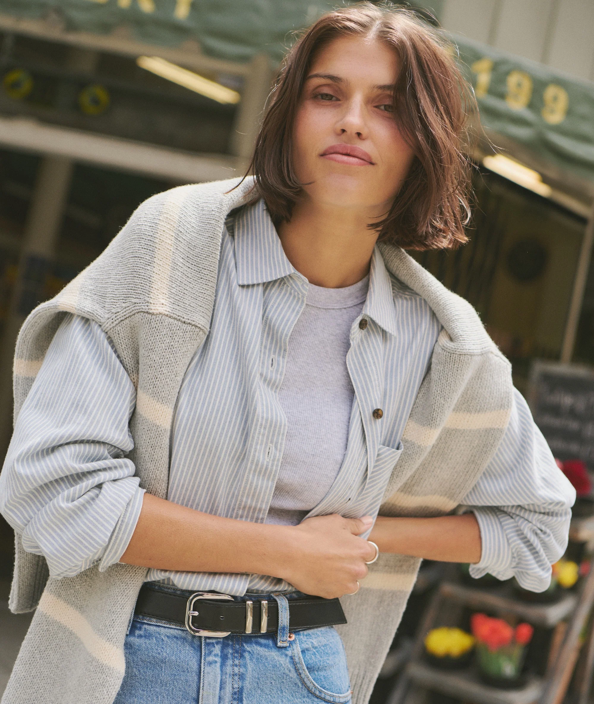 Jane Relaxed California Oxford Shirt - Image 5
