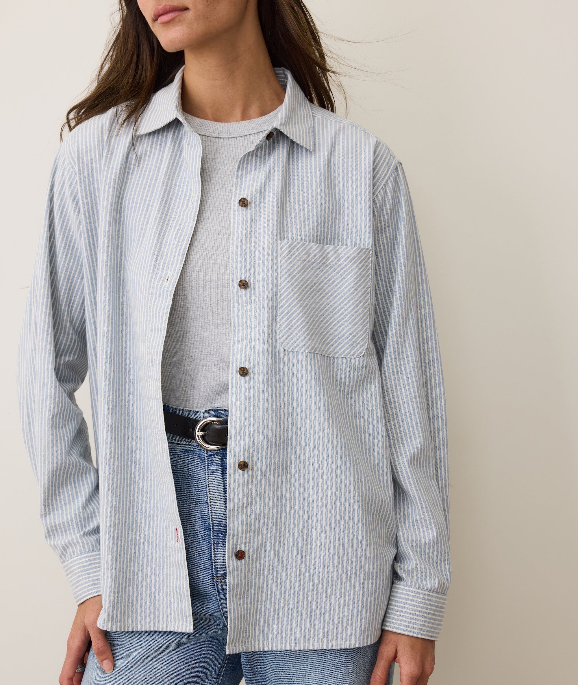 Jane Relaxed California Oxford Shirt - Image 8