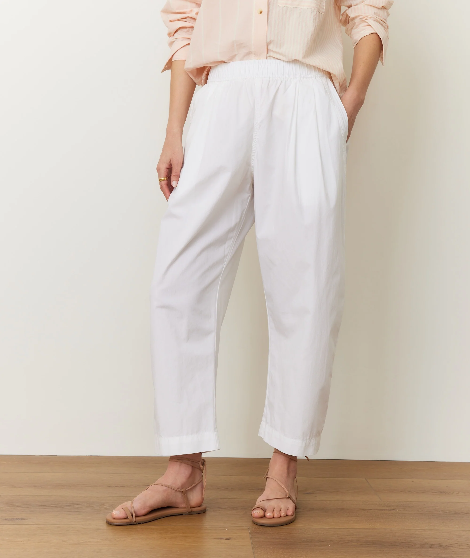 Kyra Poplin Barrel Pant - Image 3