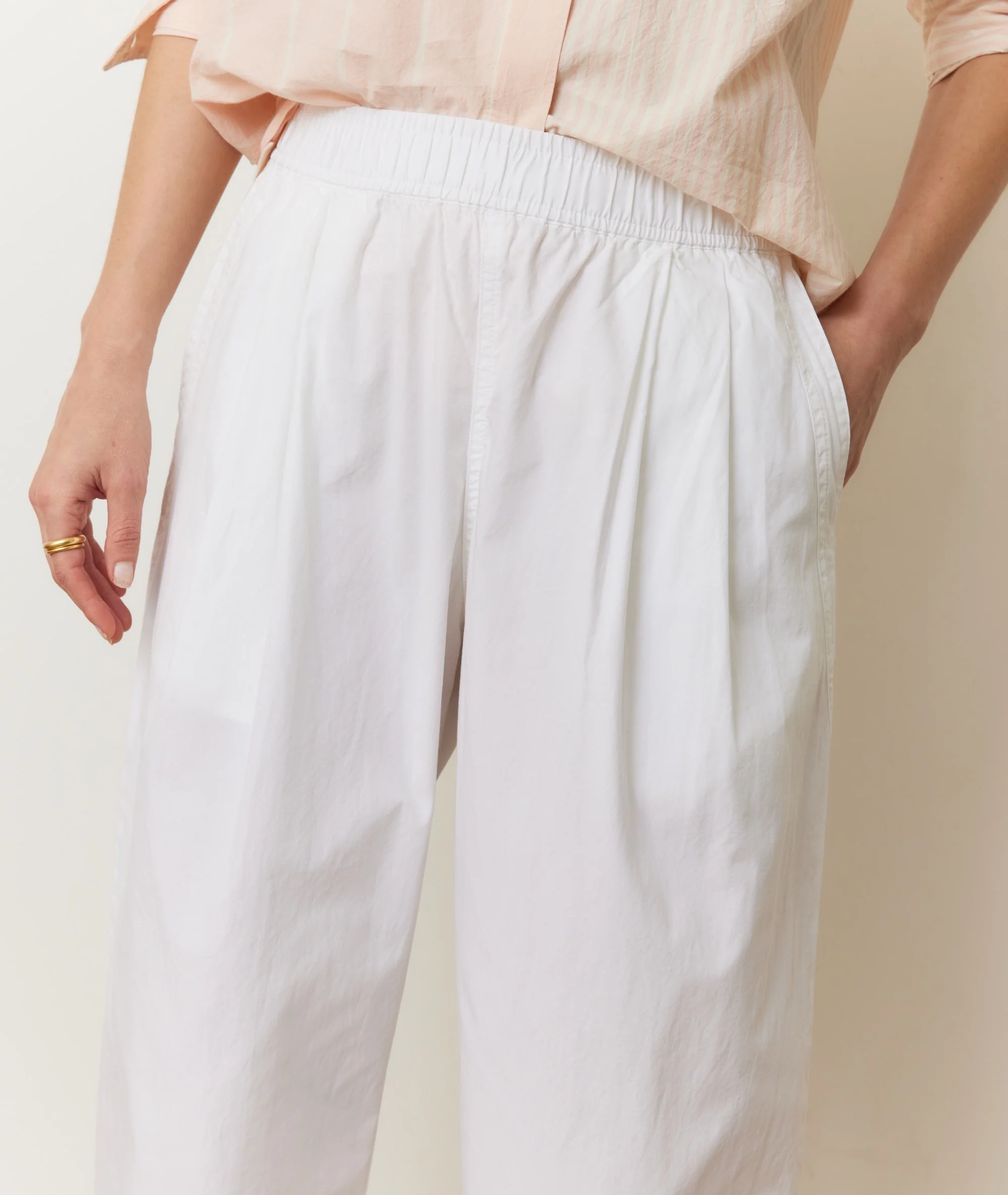 Kyra Poplin Barrel Pant - Image 5