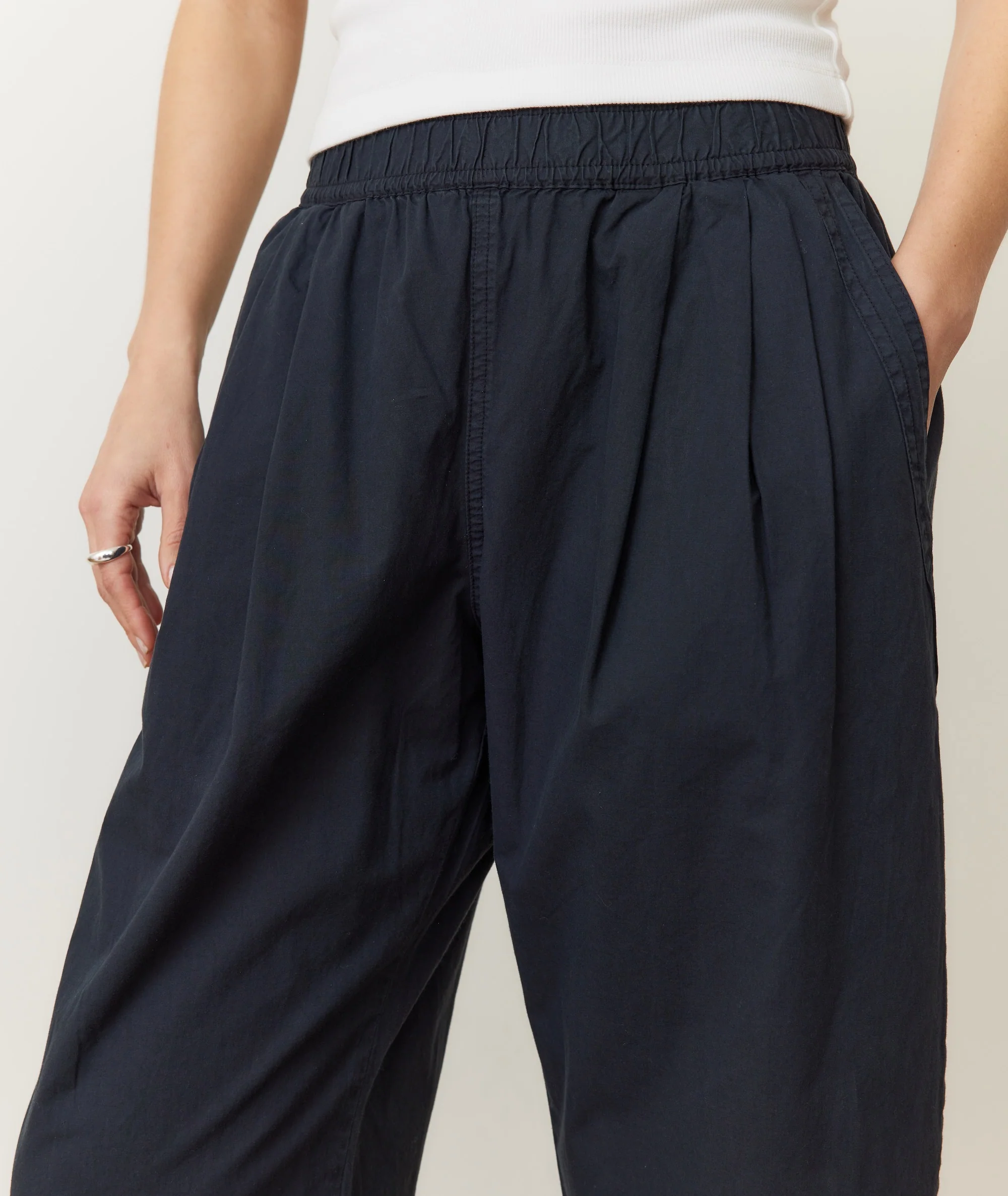 Kyra Poplin Barrel Pant - Image 4