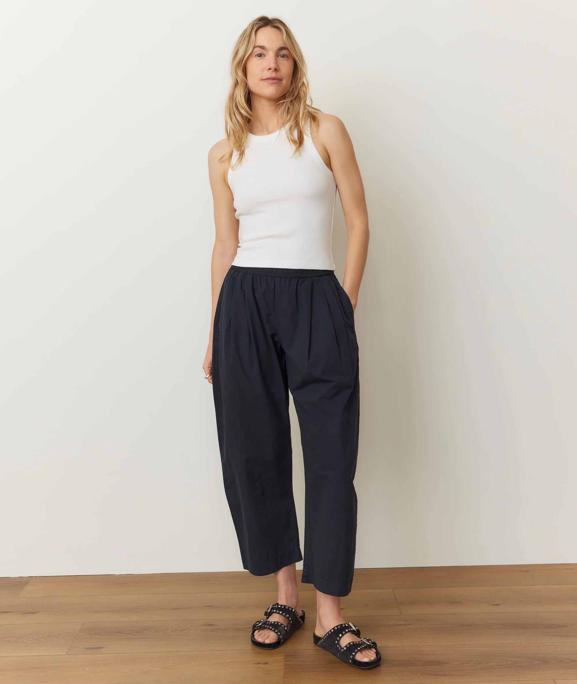 Kyra Poplin Barrel Pant - Image 6