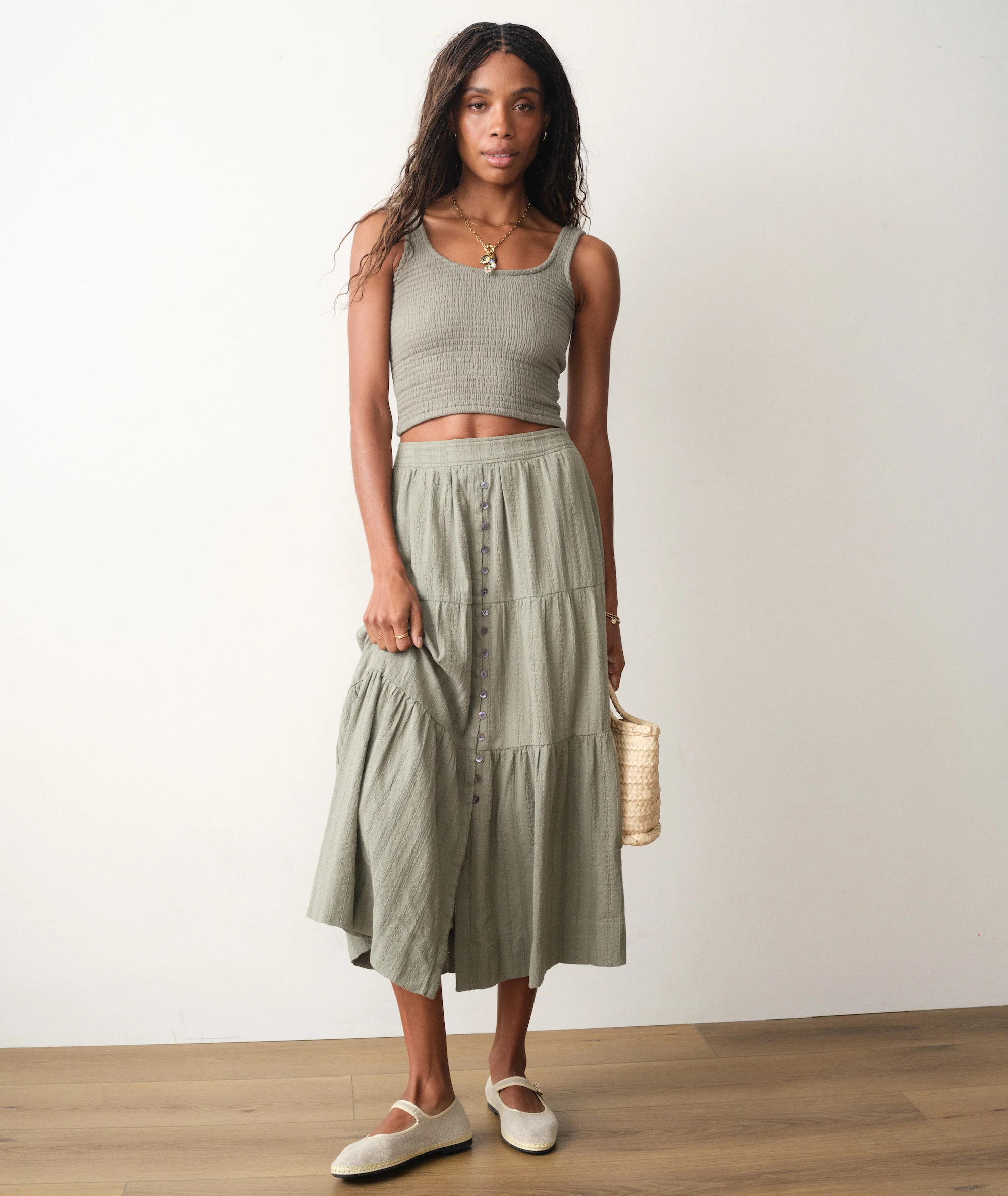 Lana Button-Through Skirt - Image 4