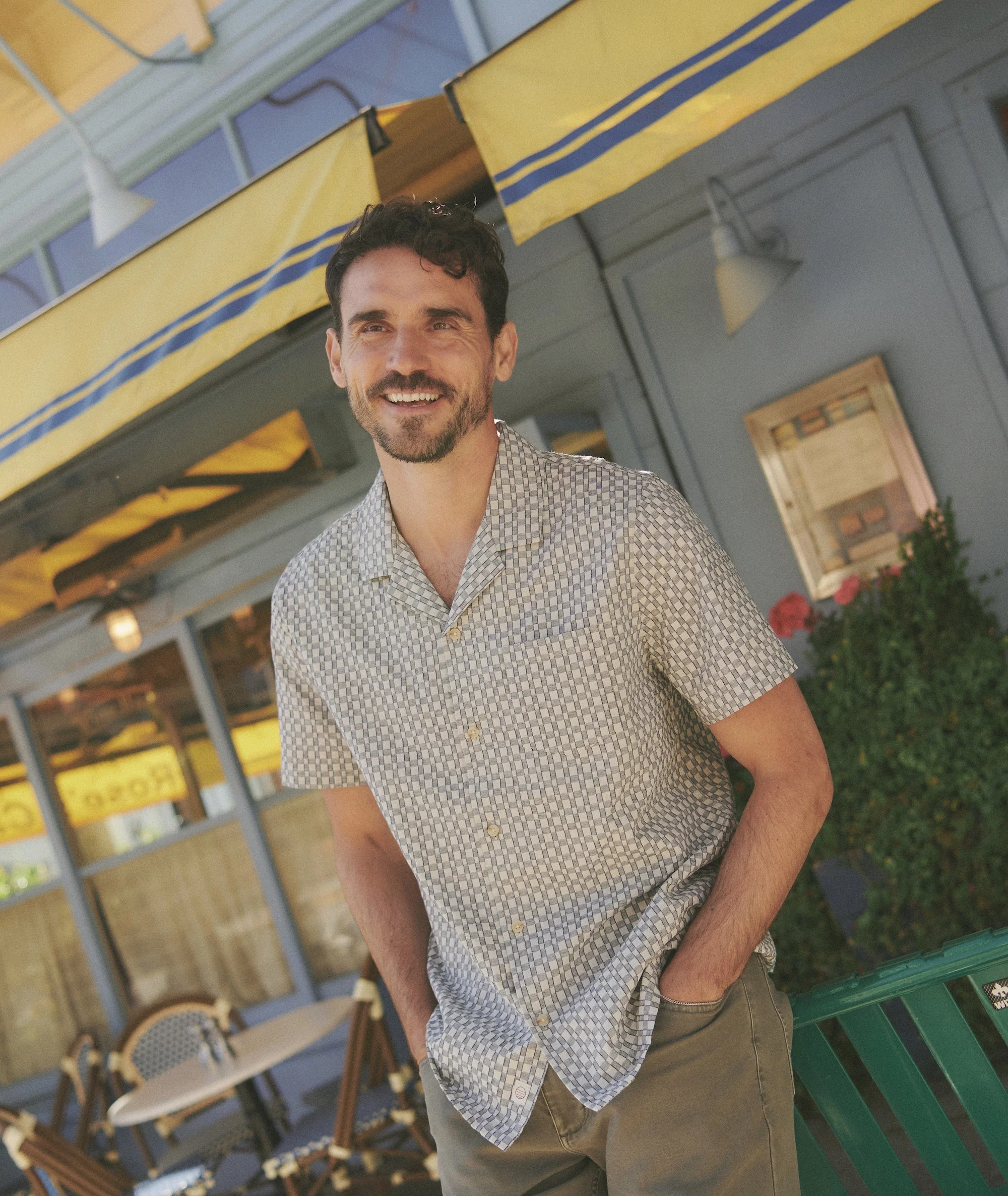 Landon Checkered Resort Shirt - Image 2