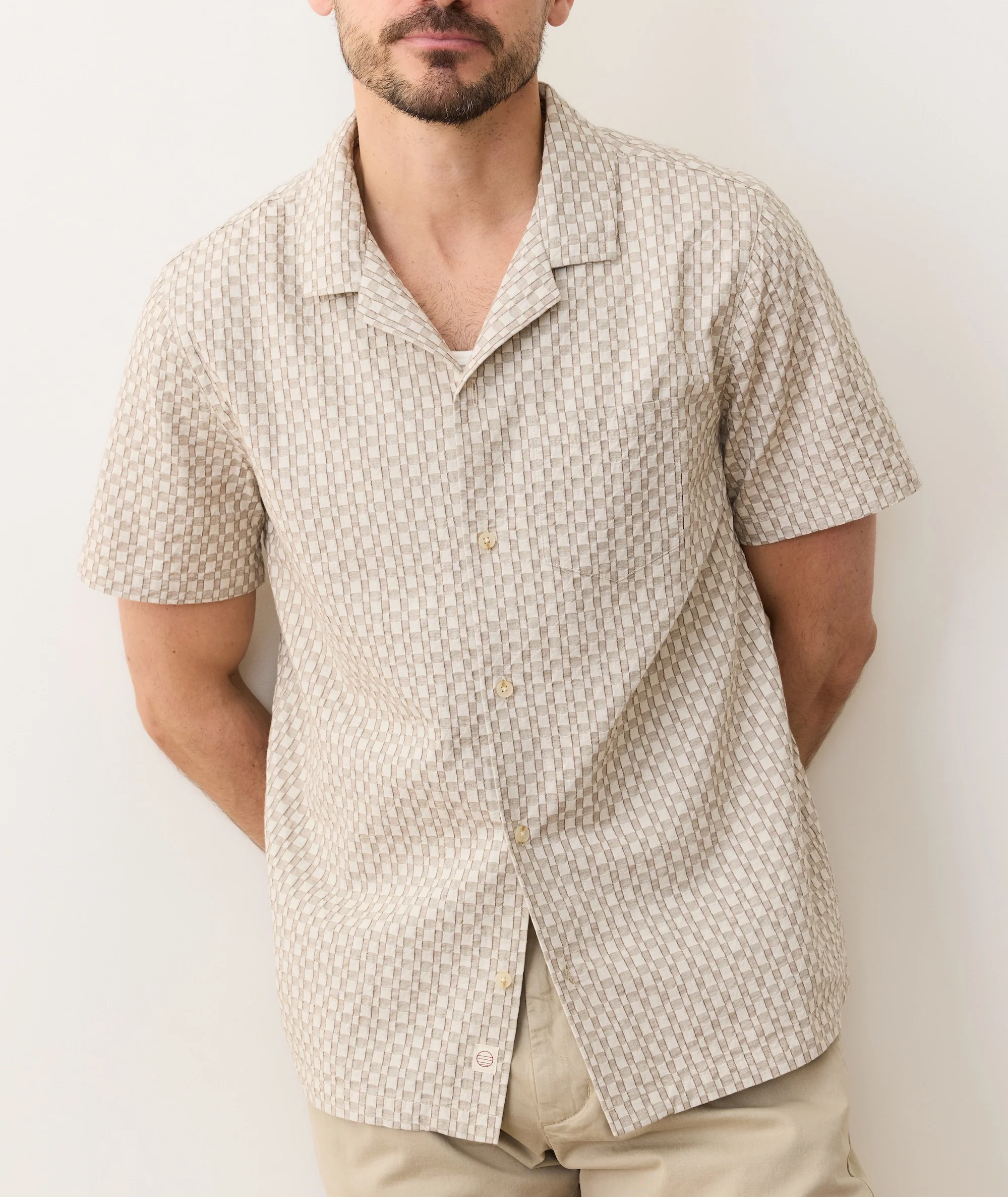 Landon Checkered Resort Shirt - Image 3