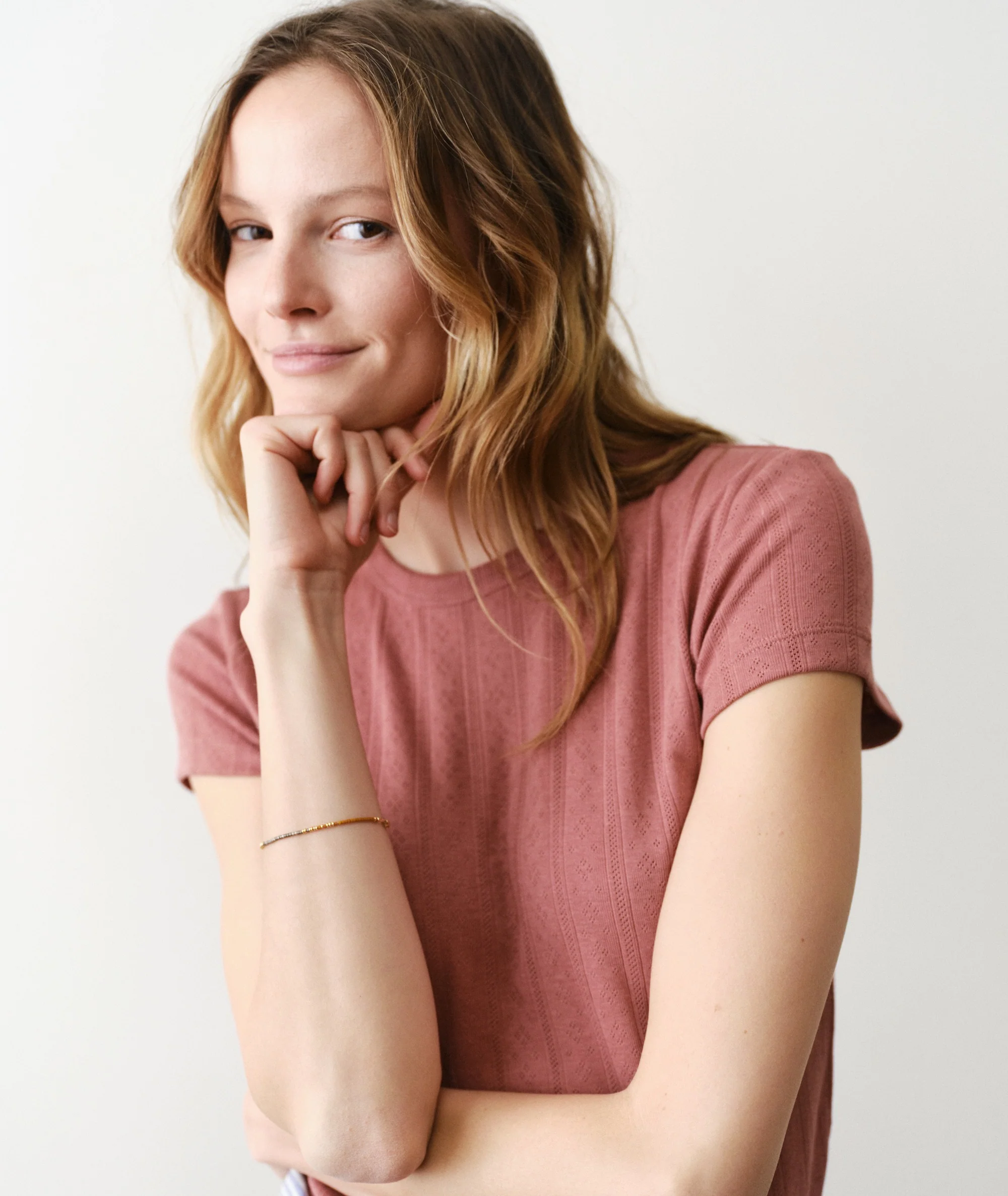 Lexi Pointelle Tee - Image 5