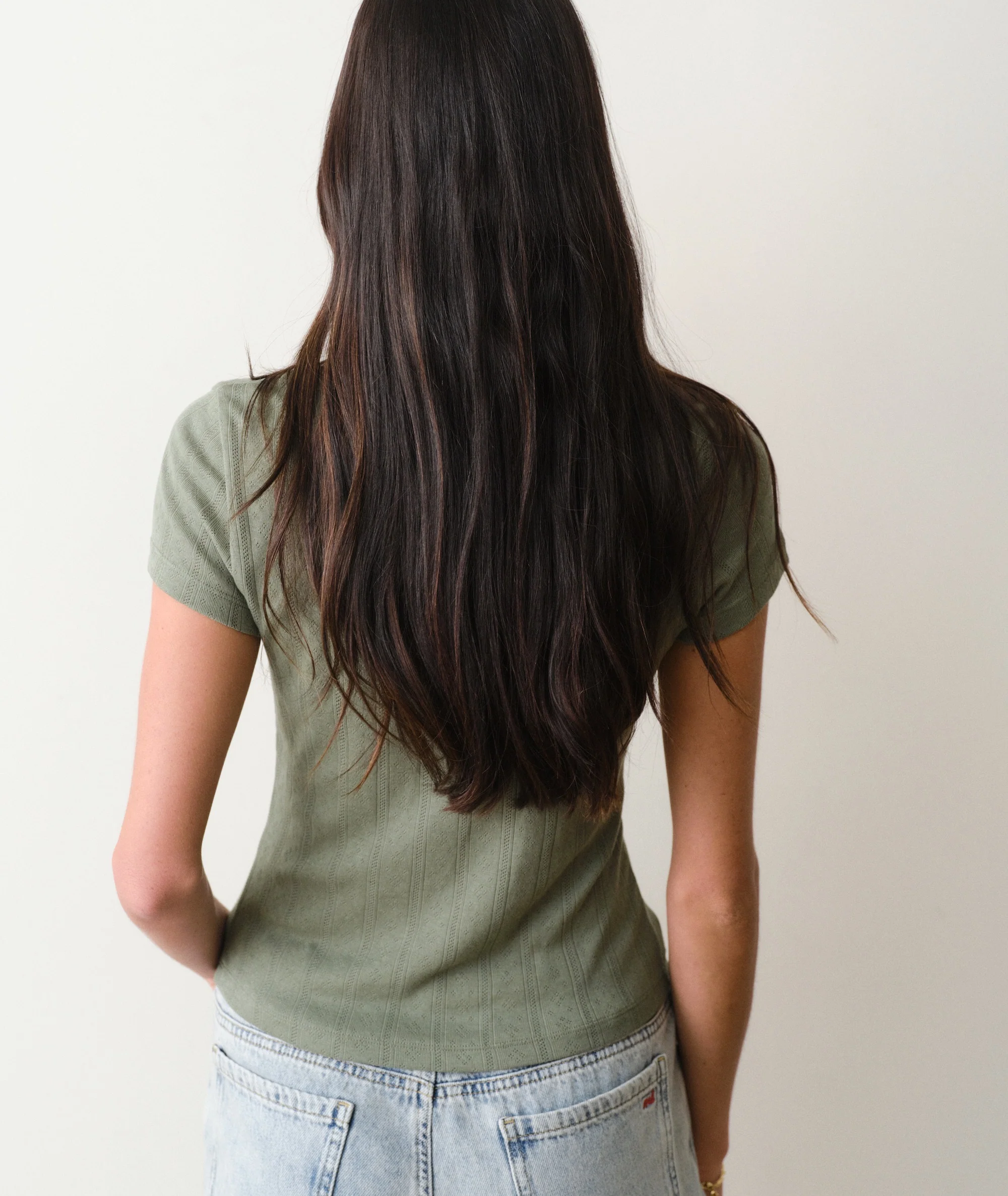 Lexi Pointelle Scoop Tee - Image 6