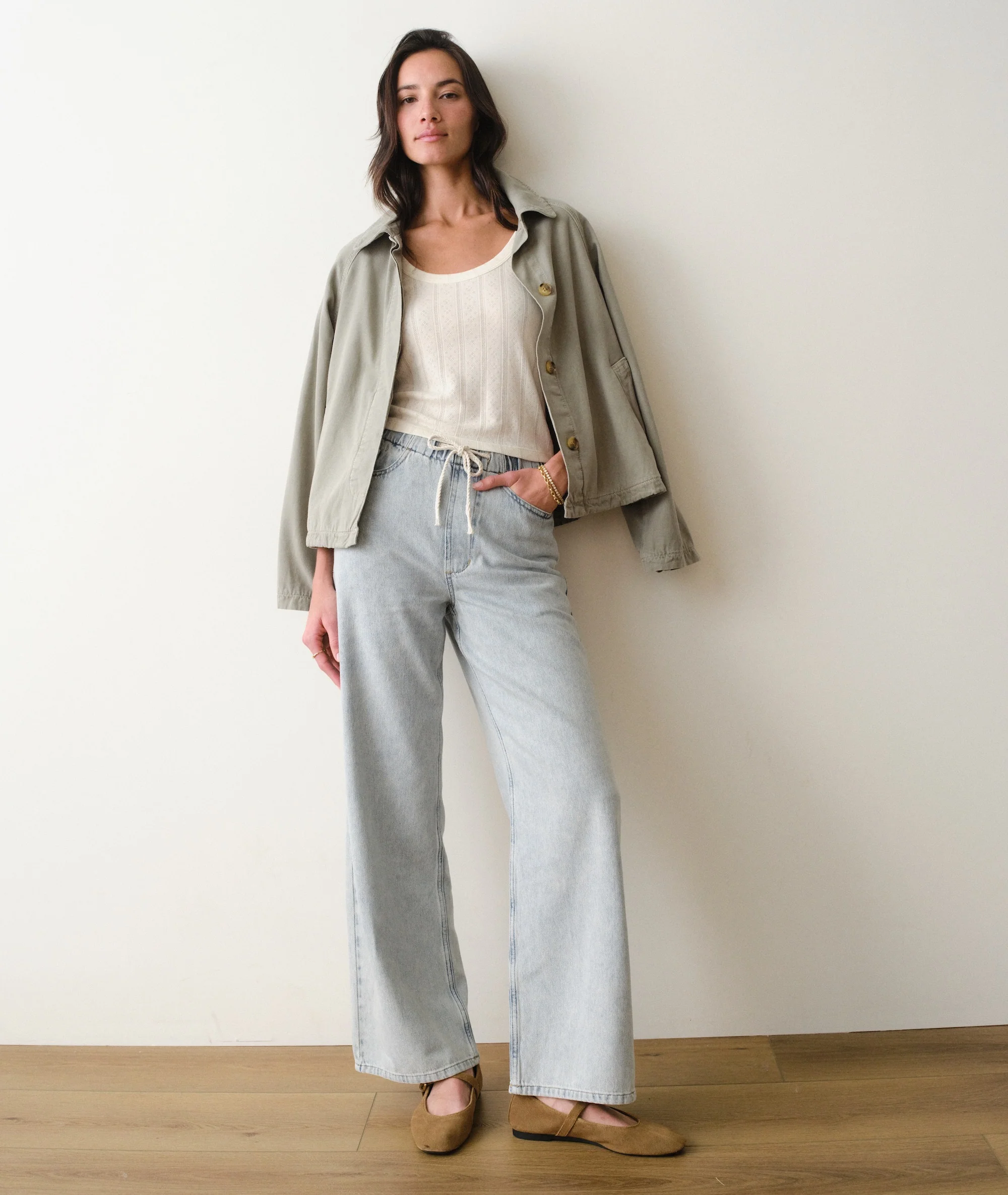 Lexi Pointelle Scoop Tee - Image 4