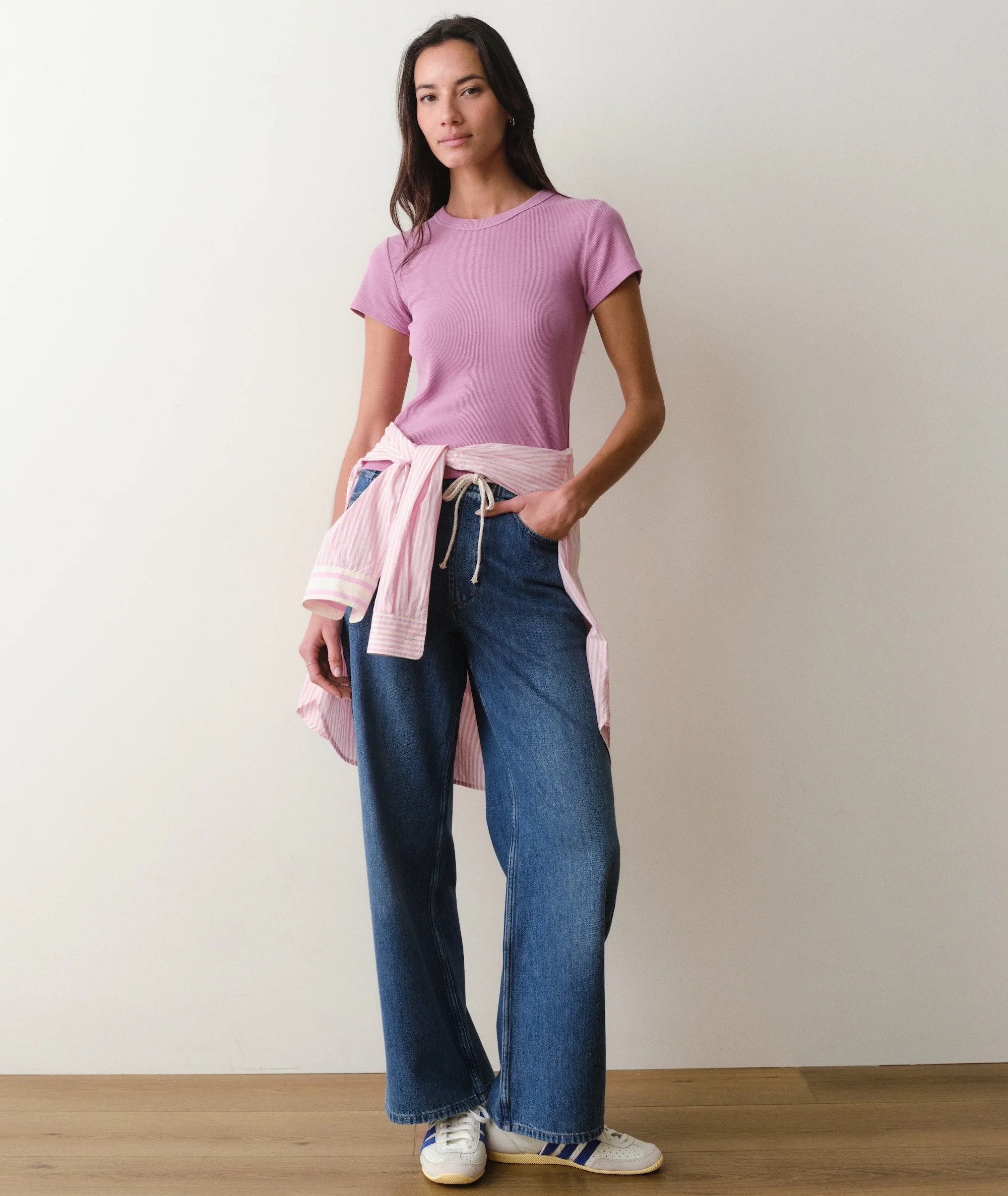 Lexi Rib Sun-In Crew Tee - Image 4