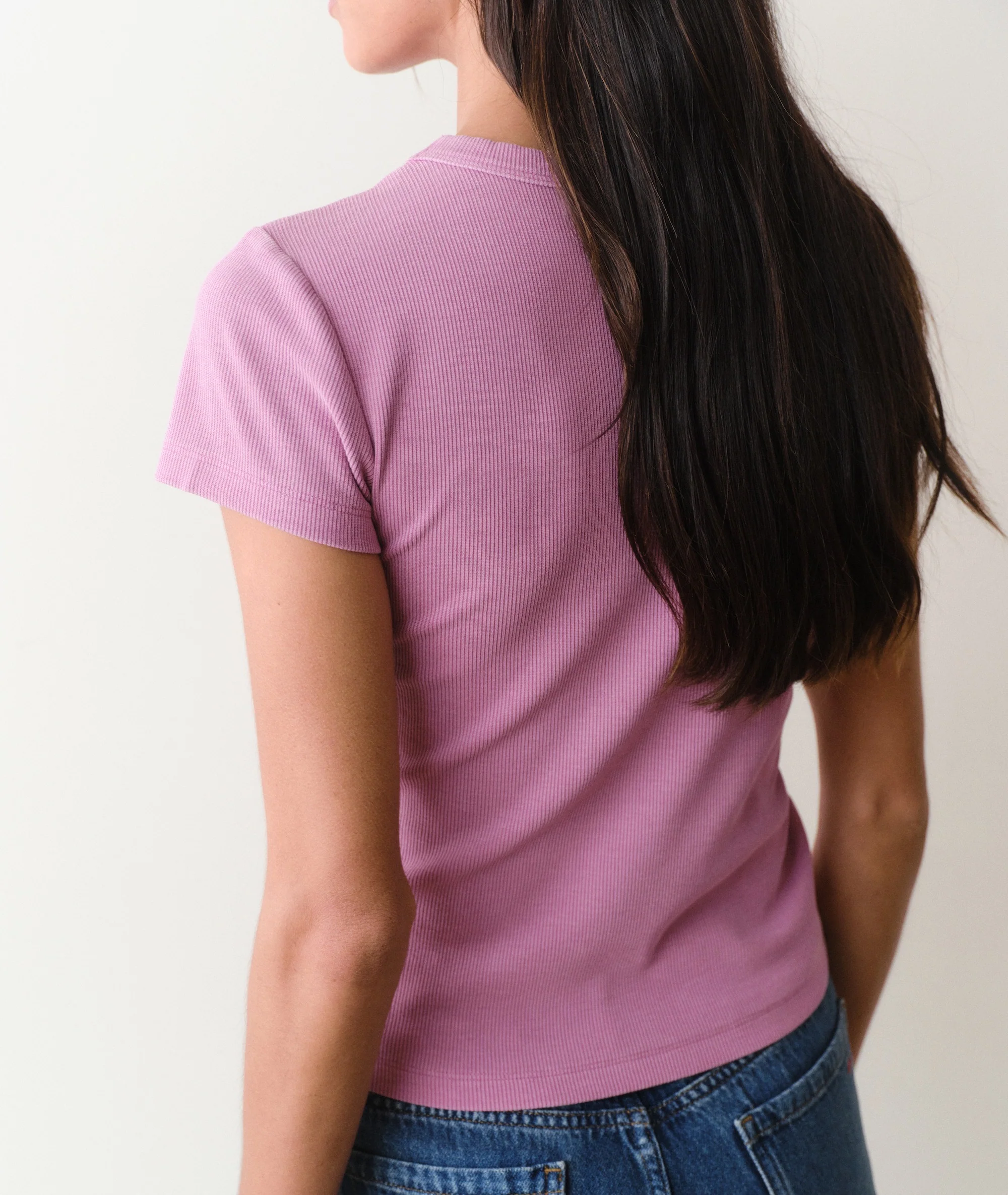 Lexi Rib Sun-In Crew Tee - Image 6