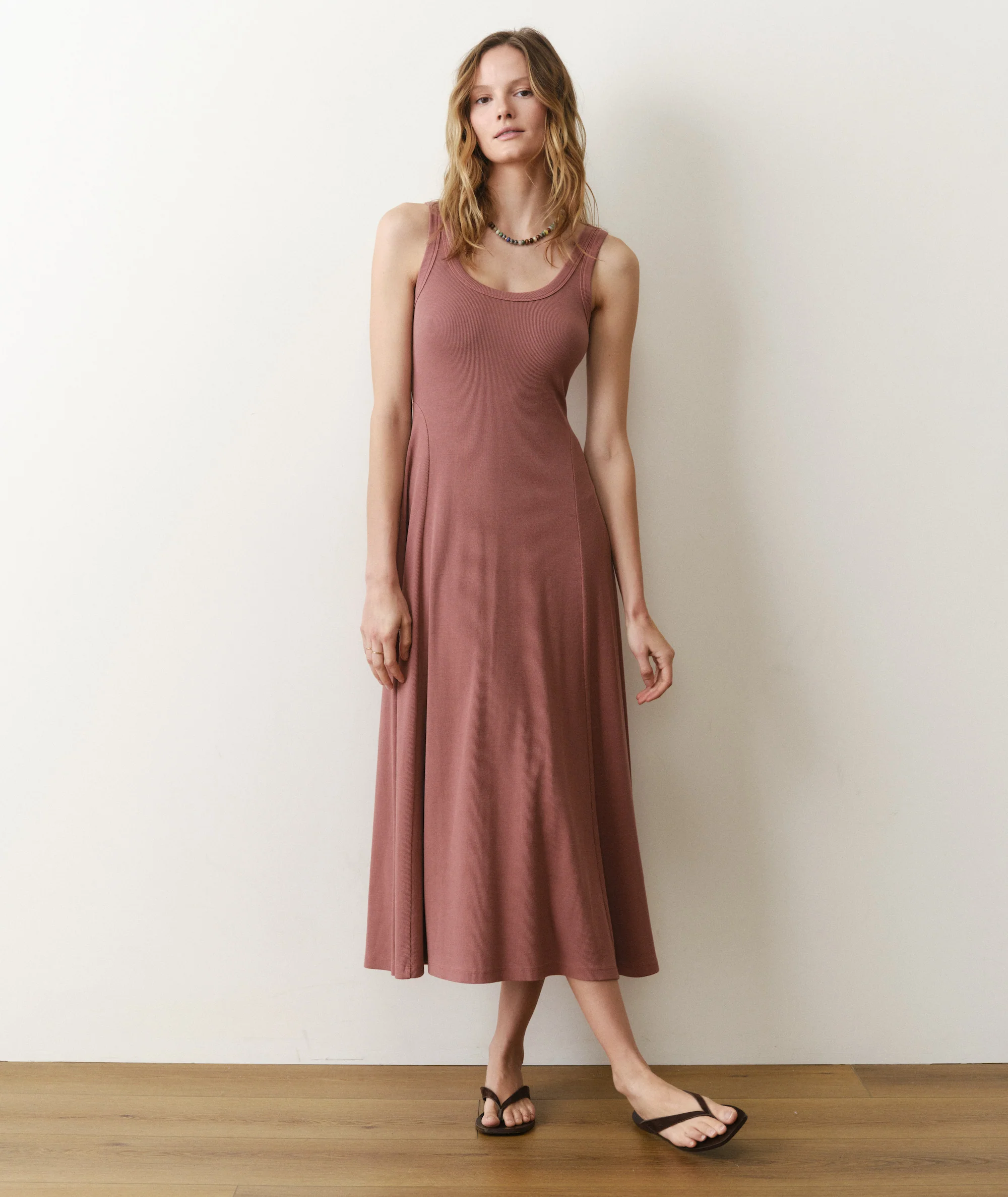 Lexi Rib Fit & Flare Dress - Image 2