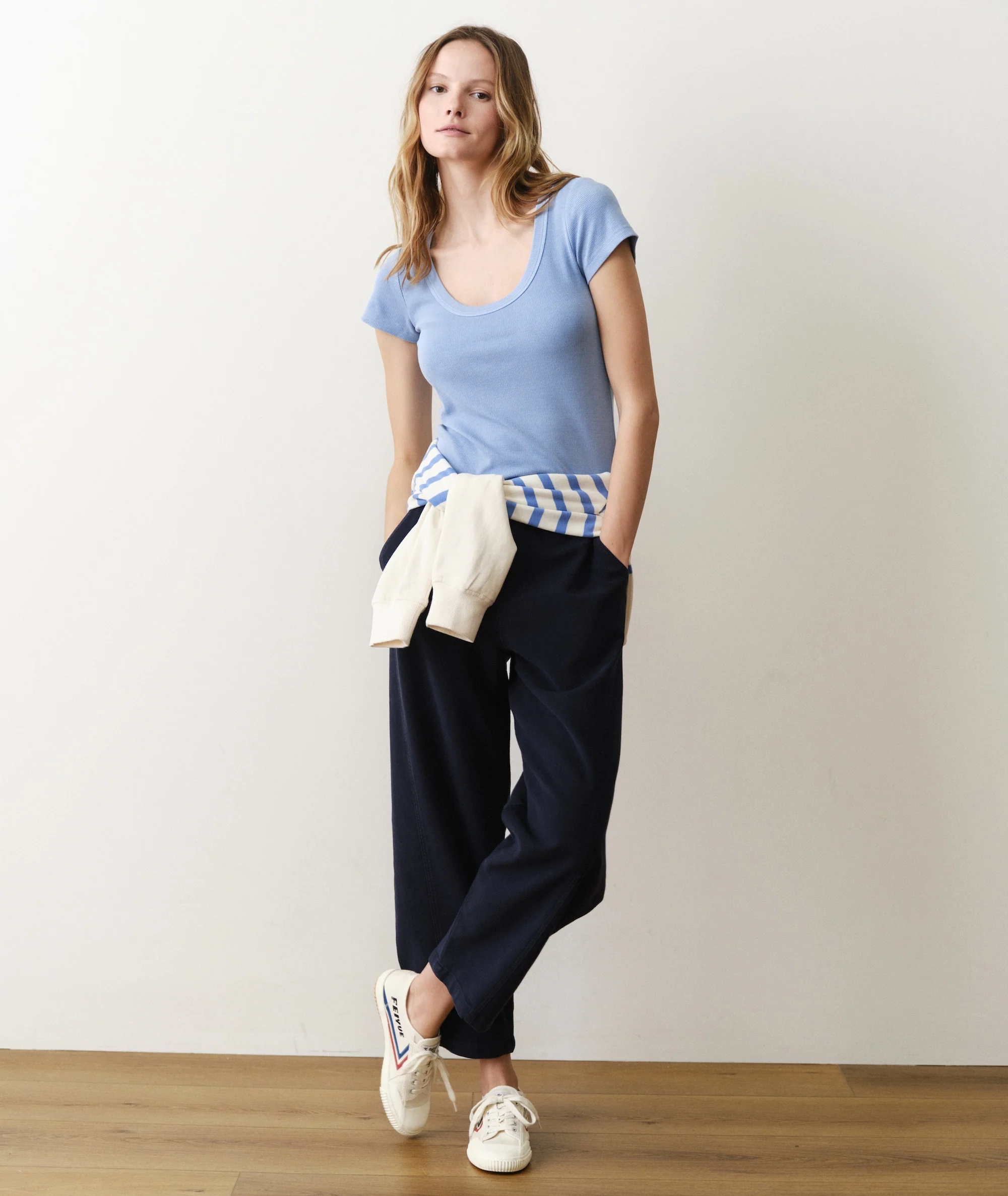 Lexi Rib Sun-In Scoop Tee - Image 4