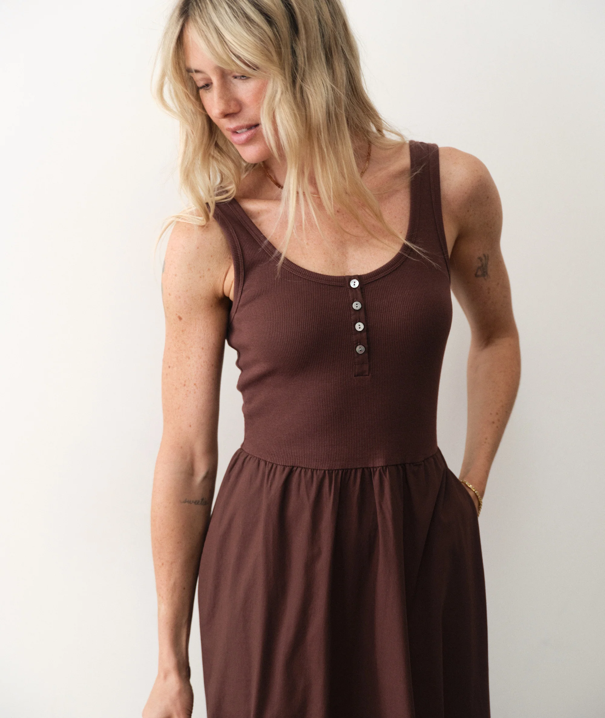 Lexi Rib Split Dress - Image 3