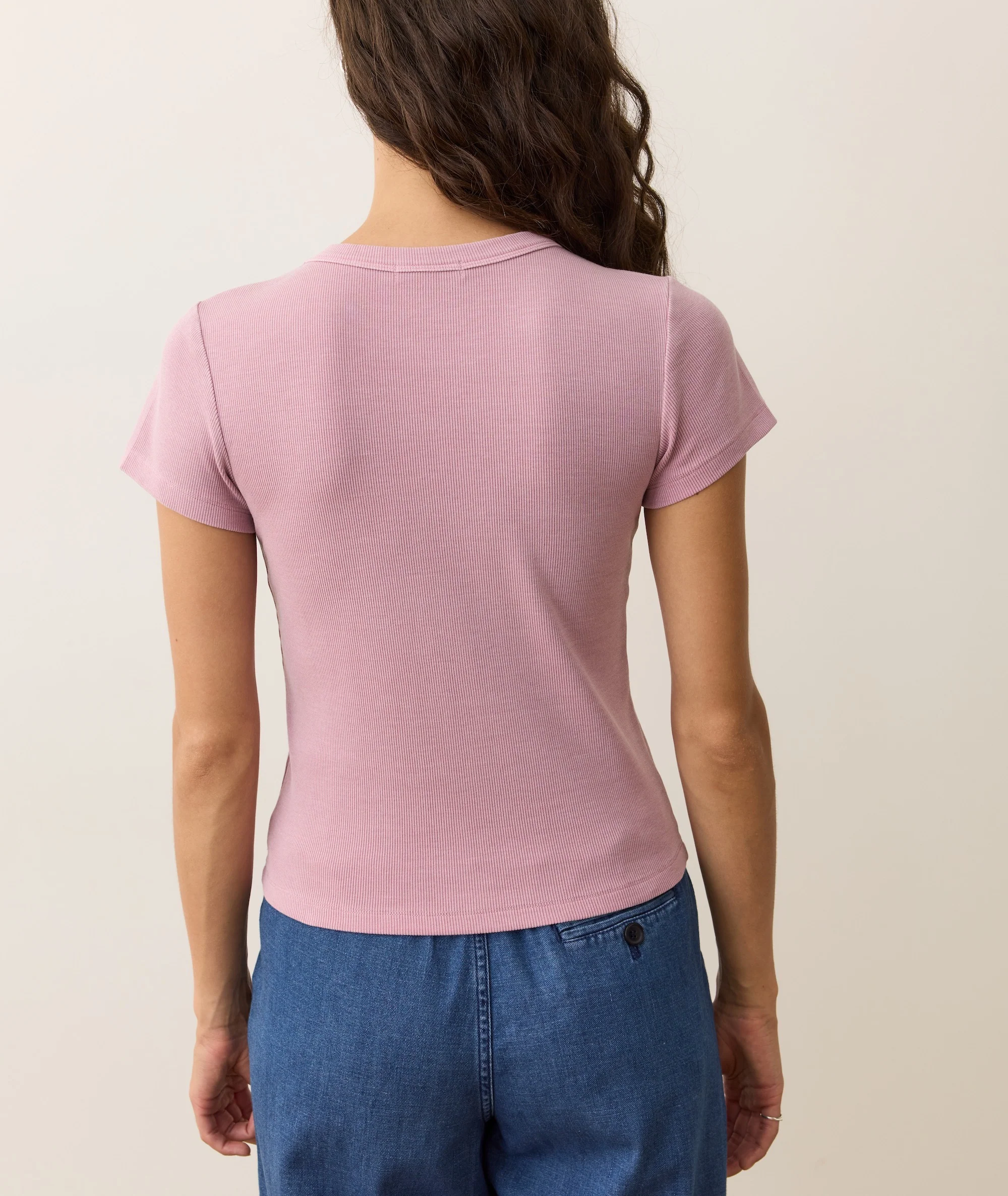 Lexi Rib Sun-In Crew Tee - Image 6
