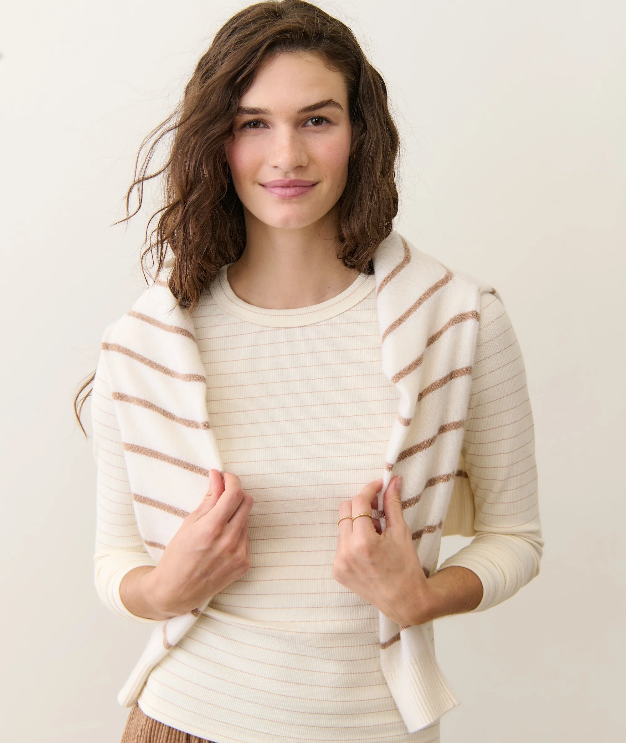 Lexi Rib Sun-In Longsleeve Crew Tee